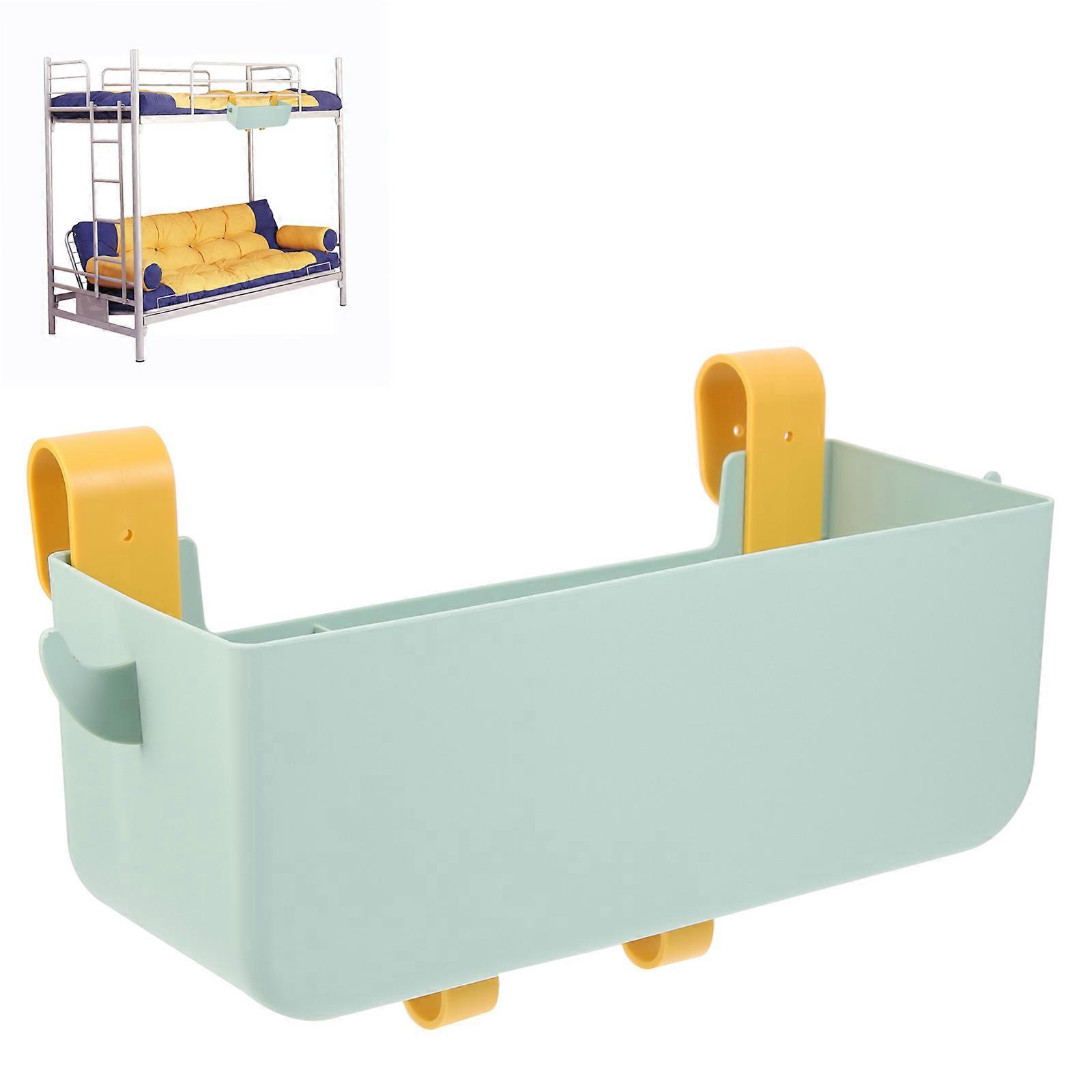 Hanging Bedside Basket Bed Storage Organizer for 1Set in Light Green