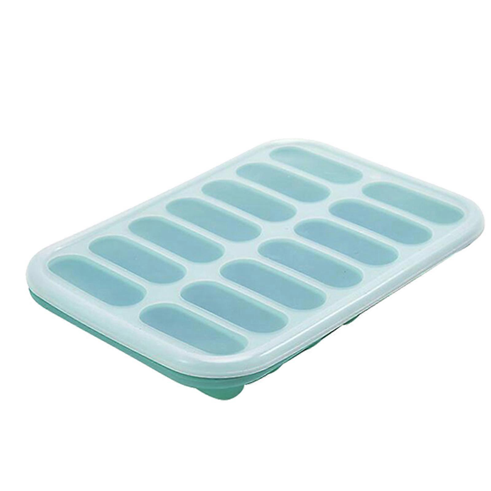 Silicone Ice Cube Tray for Home Use 3Pcs Green Baking Mold Set