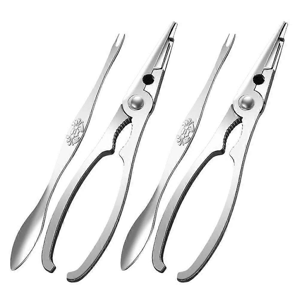 20Pcs Seafood Eating Utensils Including Crab Crackers And Forks Perfect For Family Gatherings