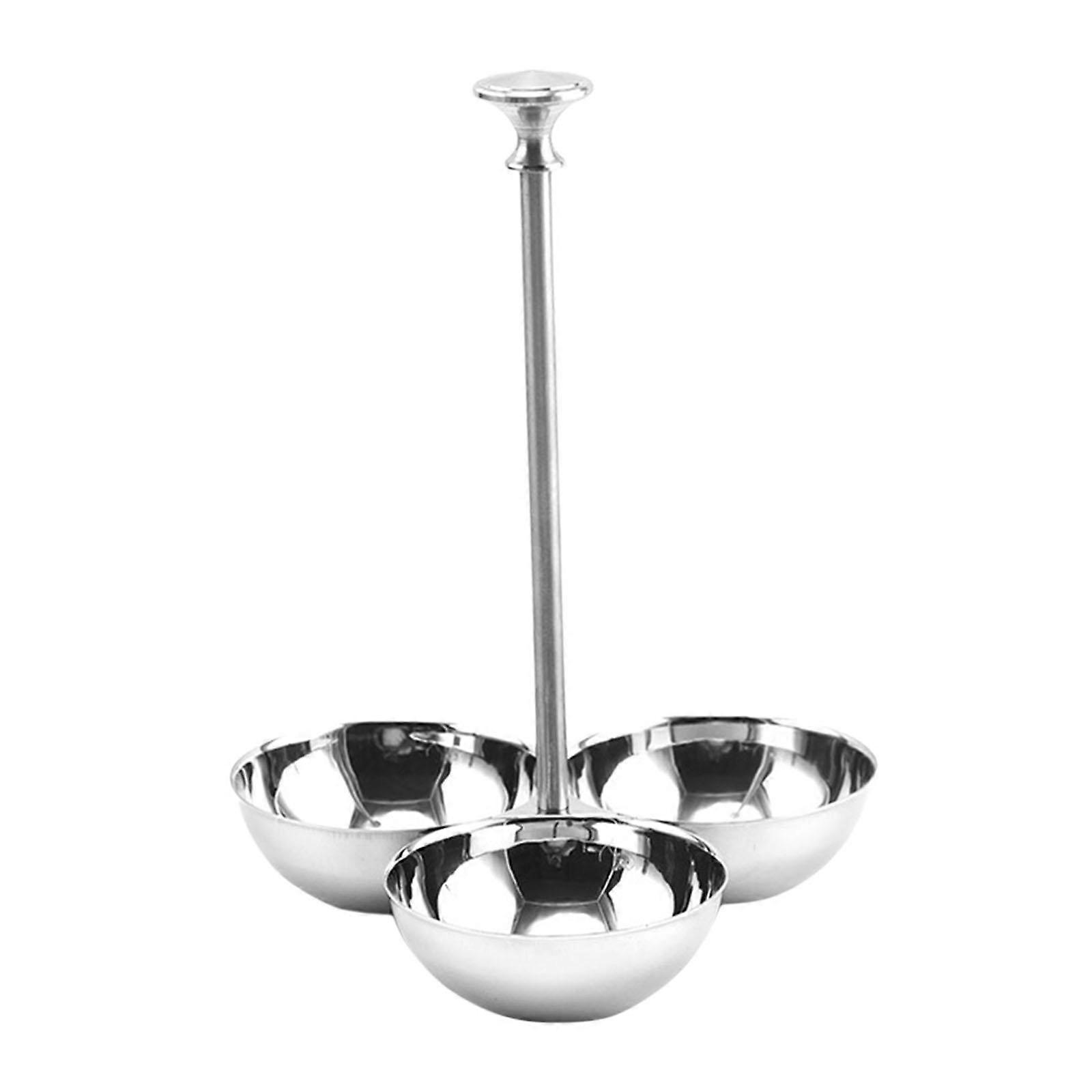 Snack Serving Bowl 3 Section Serving Bowls Set de Dishes Dessert Fruit B