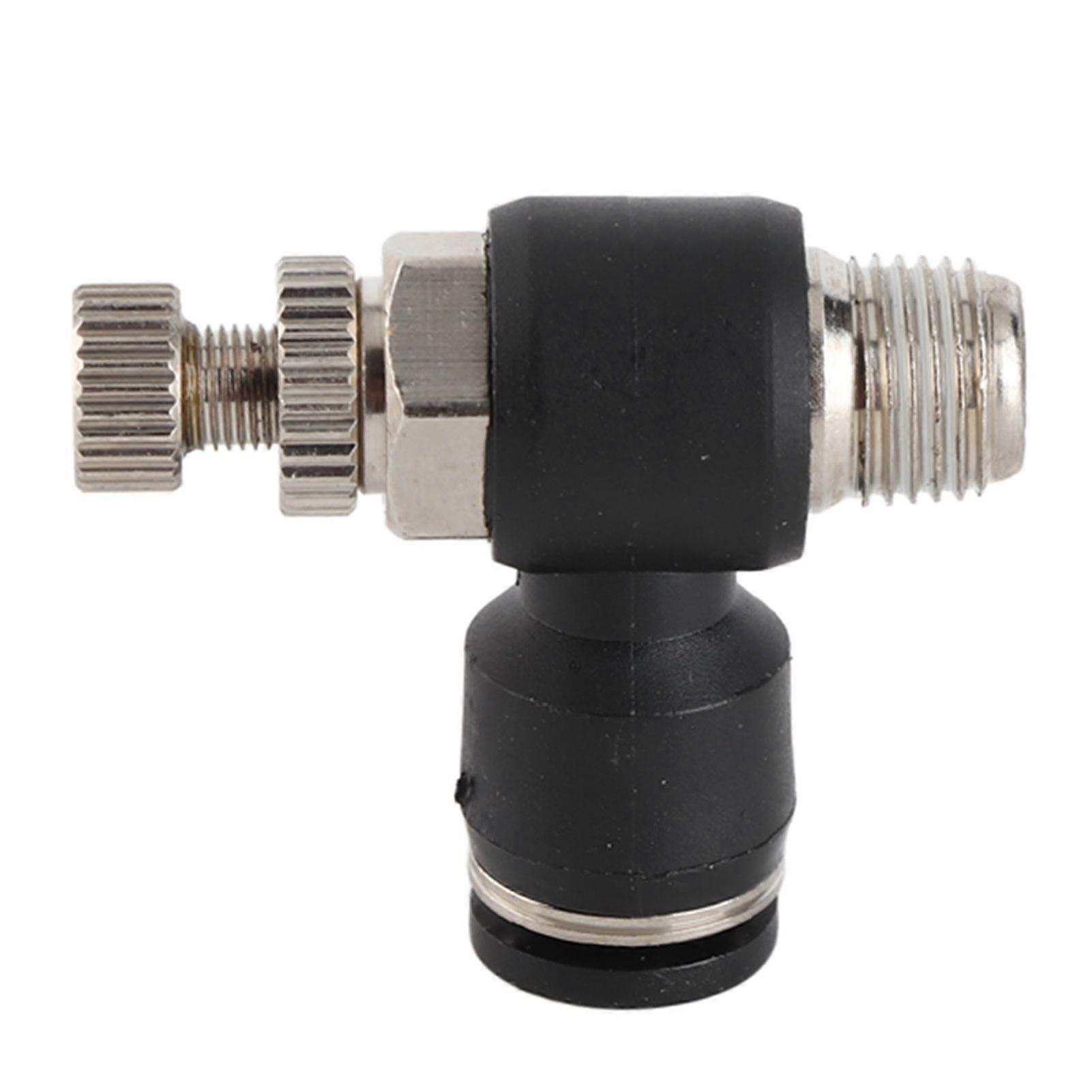 Laser Cutting Machine C02 Nozzle Laser Gas Valve (Air Pipe 6mm;Thread Dia.9.7;Adjustable)