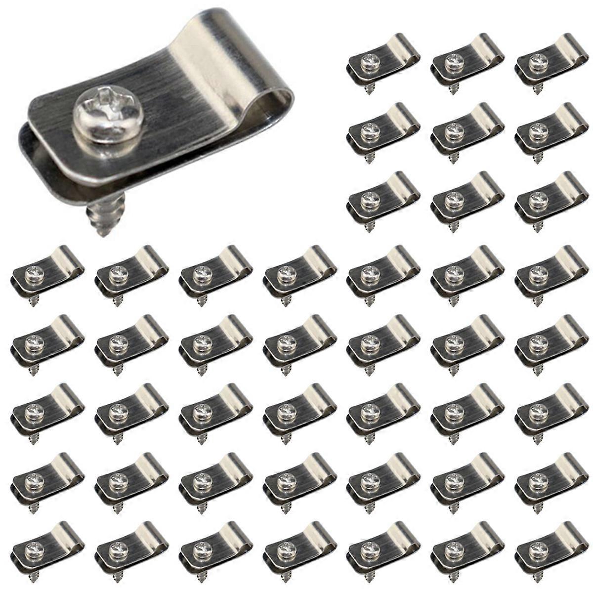 ワイヤーフェンスクリップ、フェンスワイヤークランプ12-16ゲージ溶接ワイヤー用アルミニウム木材、金属またはビニールフェン