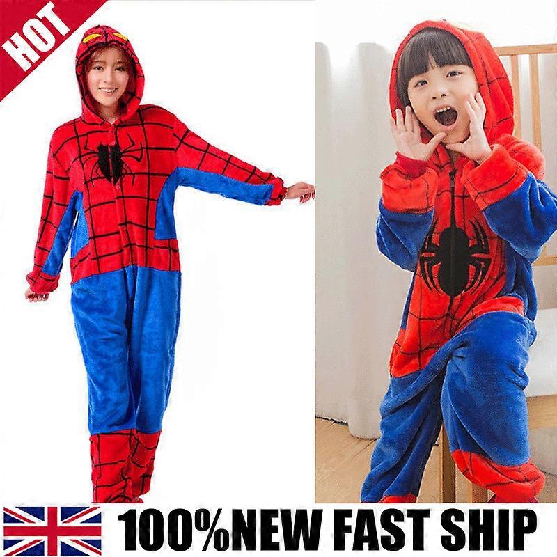 Kids Adult Spider-Man Costume Kigurumi Unisex Onesie11 Cosplay Animal Pajamas