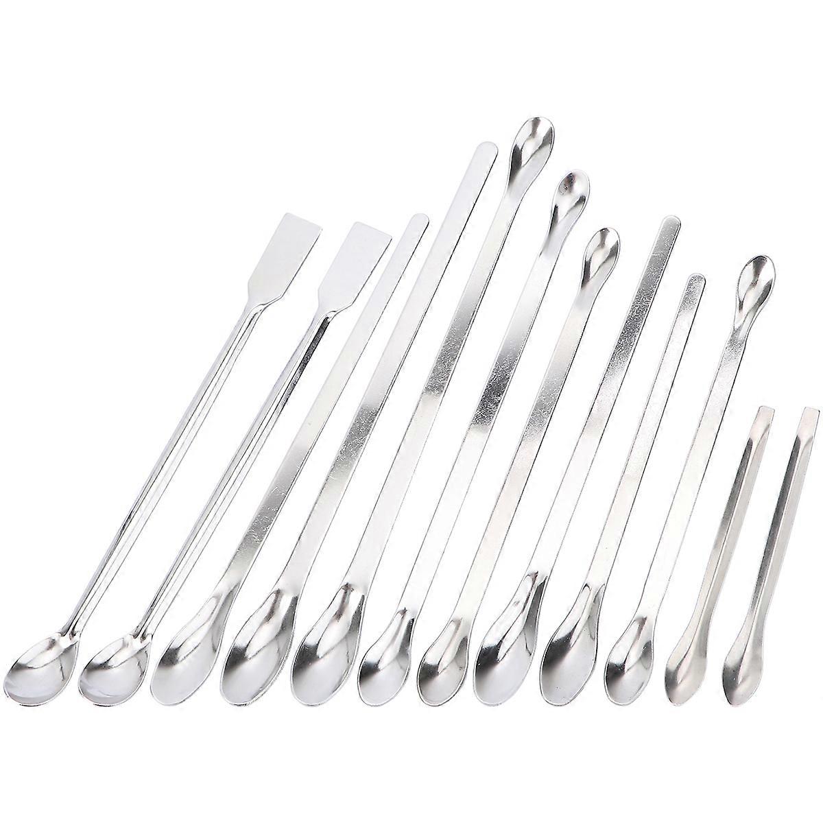60Pcs Stainless Steel Spoon Set for Daily Use with Micro Scoop