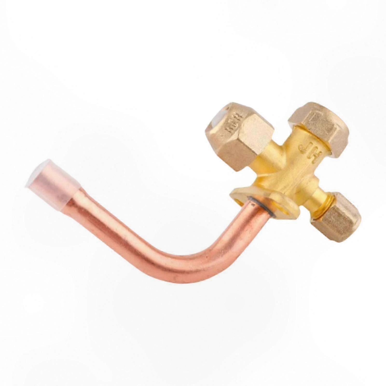Air Conditioner Service Valve for HVAC Access and Repair with Simple Installation Solution