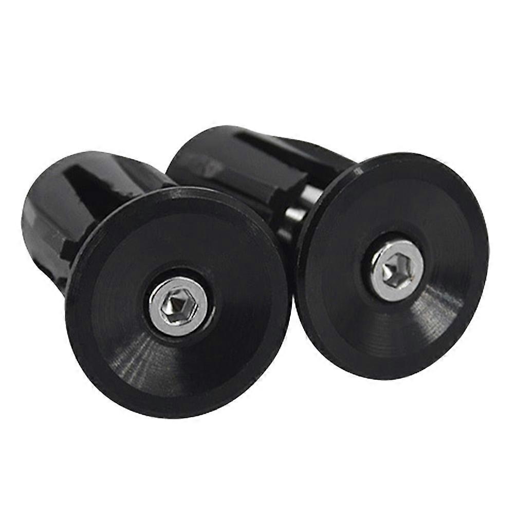 3Pairs Mountain Bike Handlebar Block Caps for Bikes Black Protective Plugs