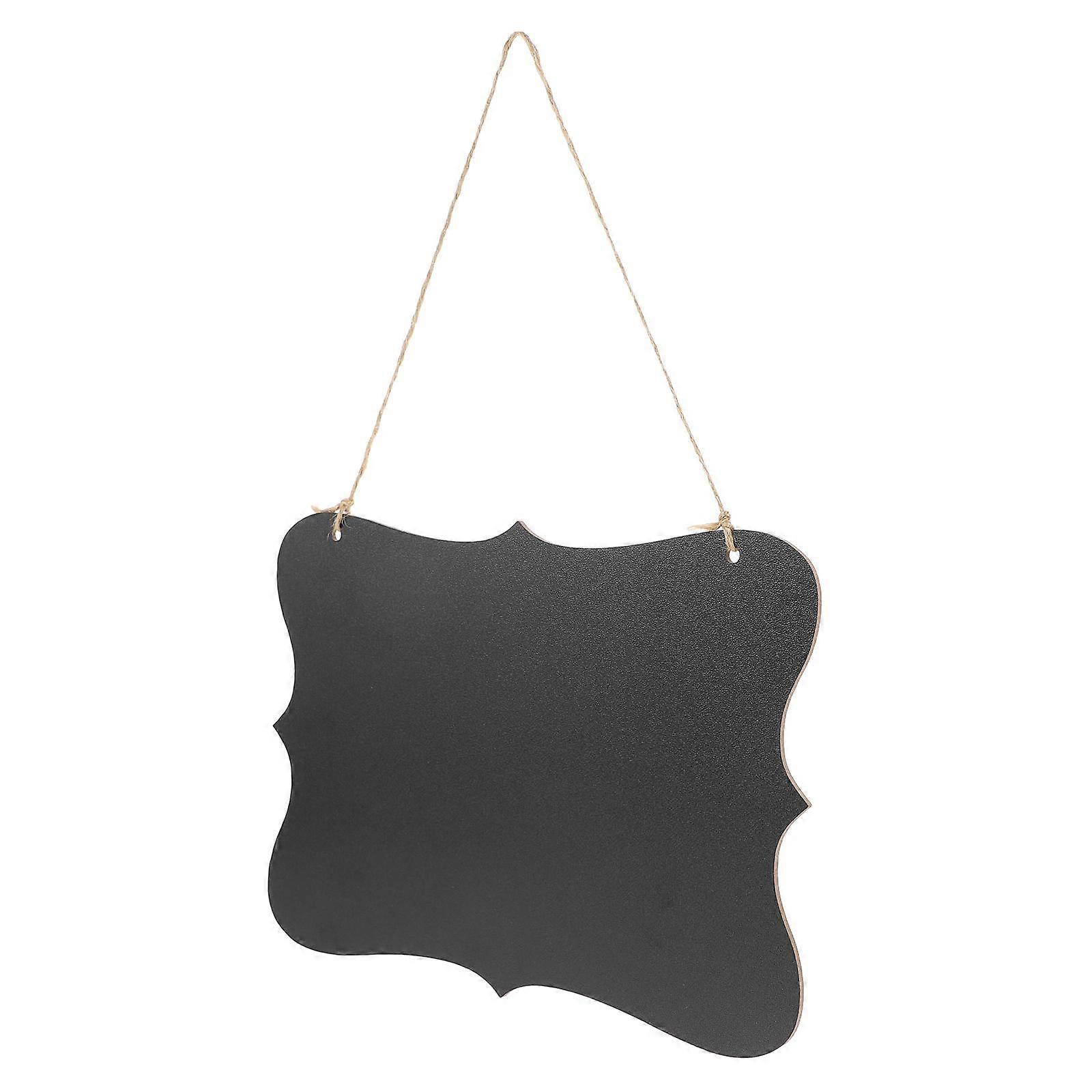 2 pièces de vacances slogan densité planche tableau noir pendentif tableau de message porte suspendue