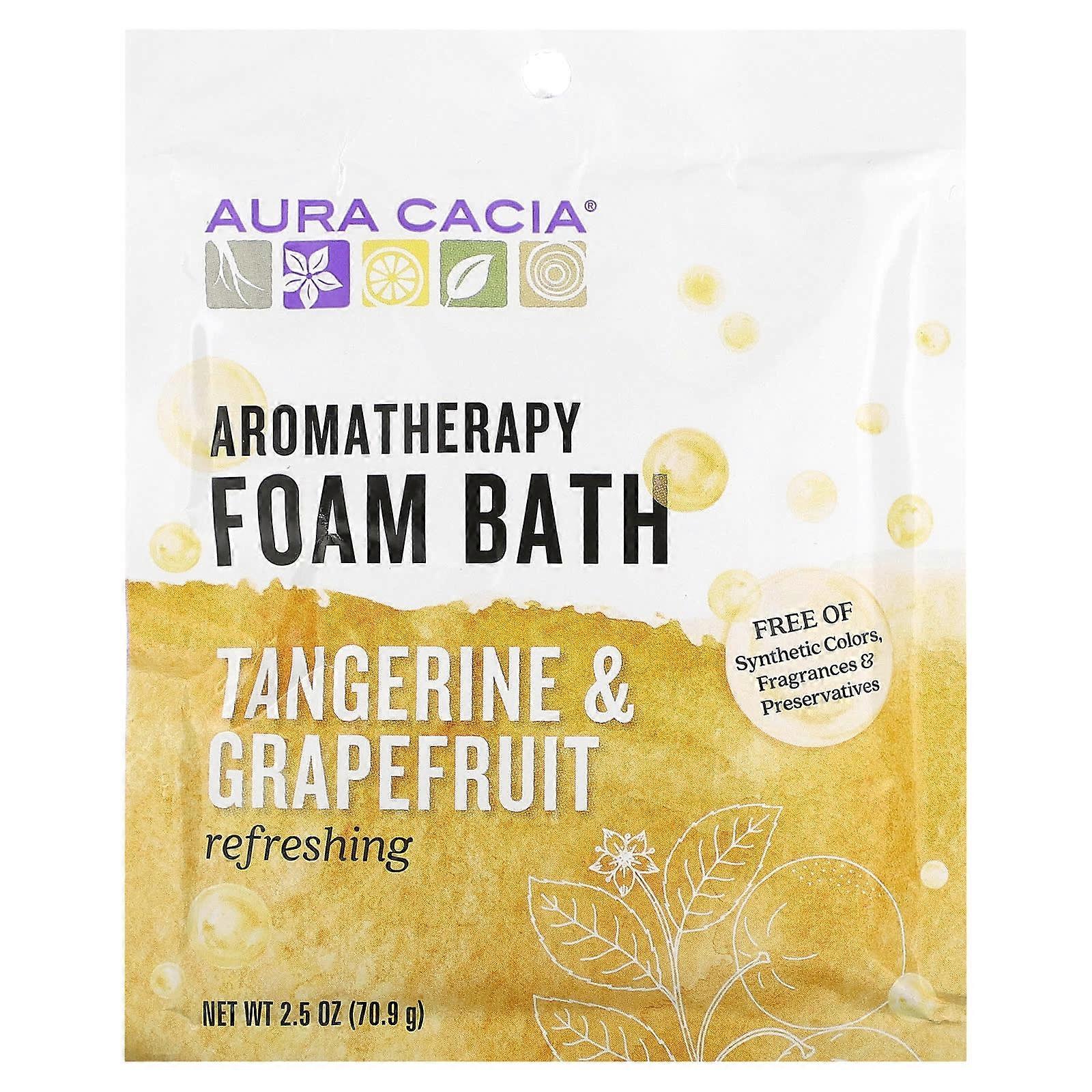 Aromatherapy Foam Bath, Tangerine & Grapefruit, 2.5 oz (70.9 g)