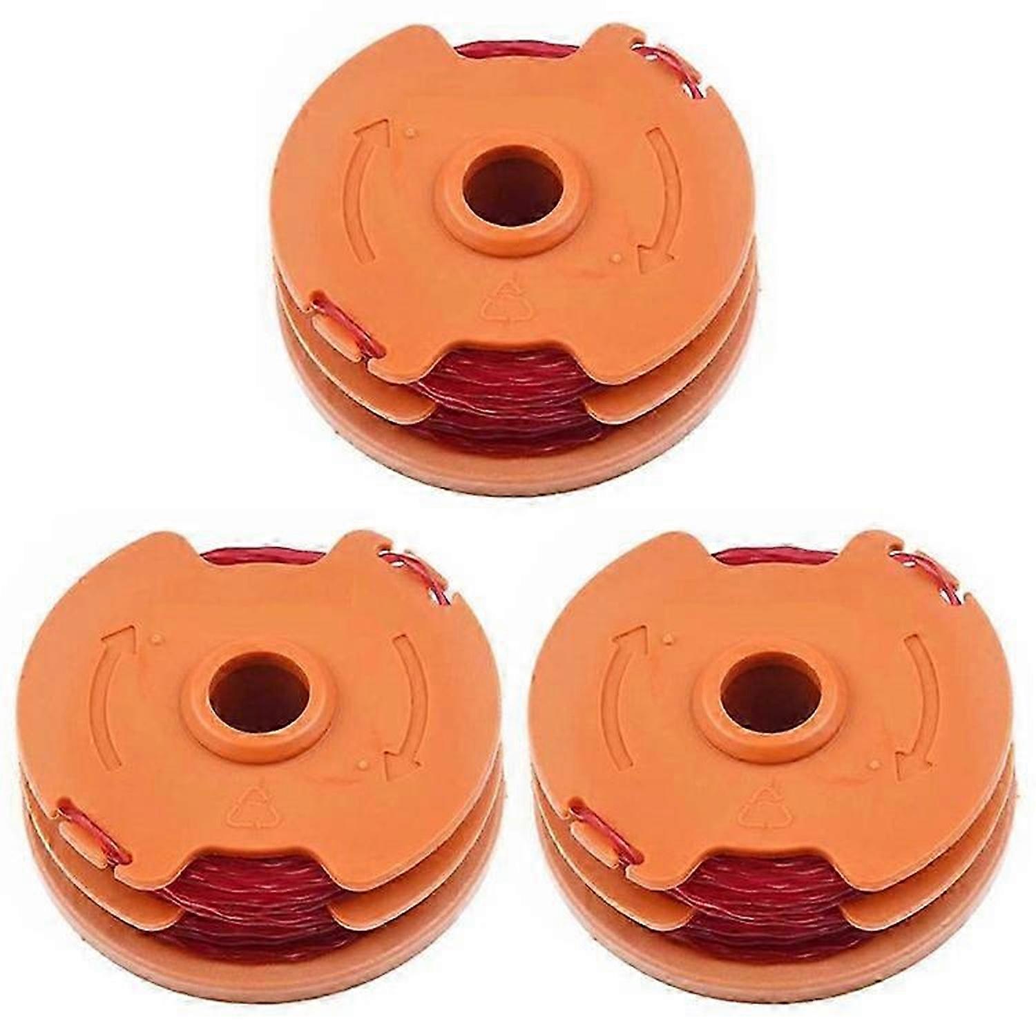 3Pcs καρούλια καλωδίων χορτοκοπτικής μηχανών συμβατά για τα καρούλια γραμμών χλοοκοπτικών WA0007 Worx