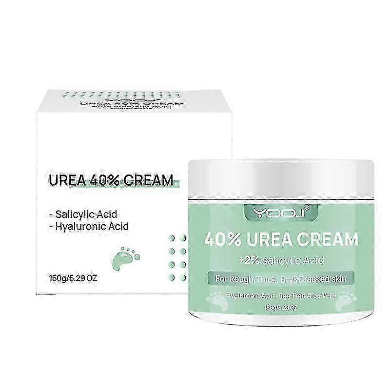 Crème d’urée 40% avec 2% d’acide salicylique, crème d’urée pour les pieds, dissolvant de callosités pour les pieds, hydrater en profondeur, crème pour les pieds secs craquelés talons genoux El