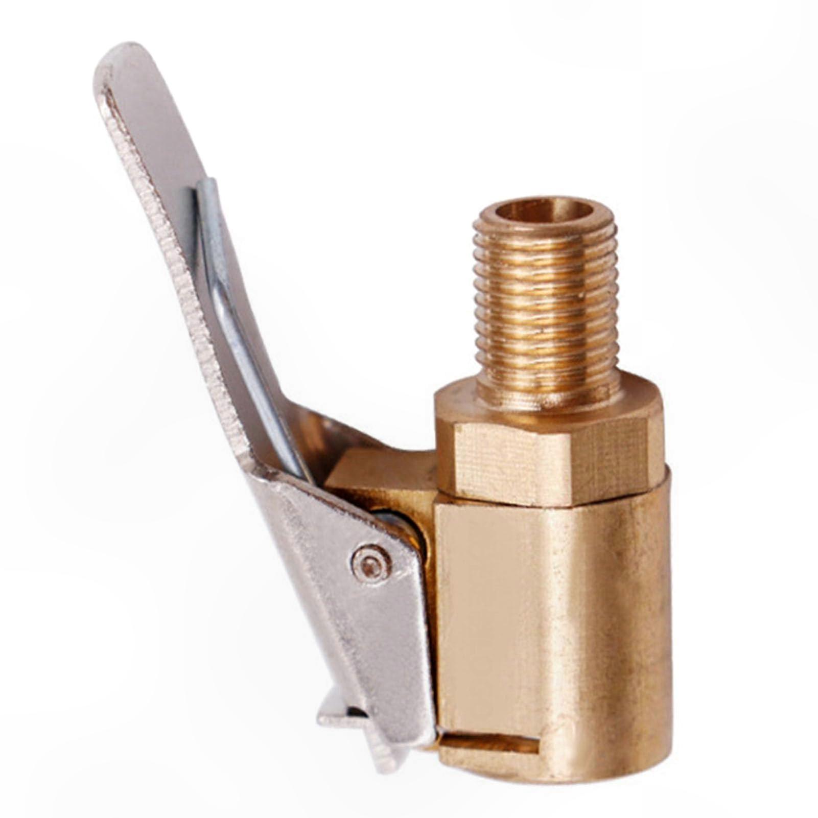 Universal Valve Adapter for Tire Inflation, Durable Metal Air Nozzle with Quick-Connect Feature