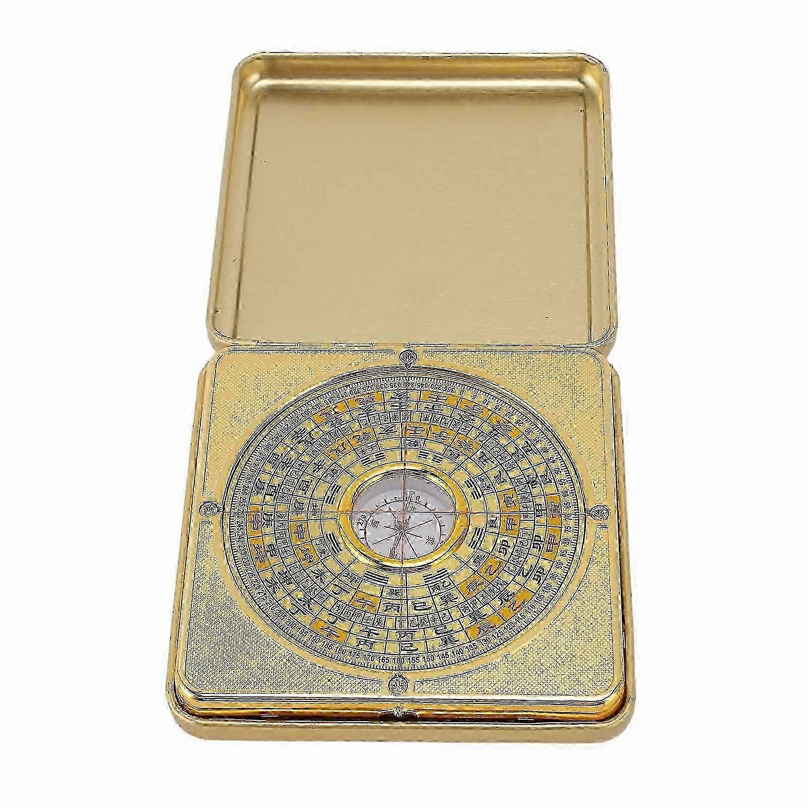 2024 Iron Precision Feng Shui Compass with Flipping Cover for Learning Residential Feng Shui（New Arrival）