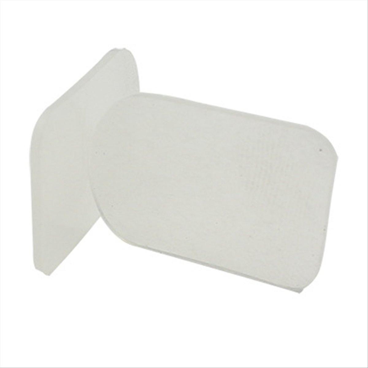 Munnstykkepute for saksofon, selvheftende, avtakbart munnstykke, hvitt
