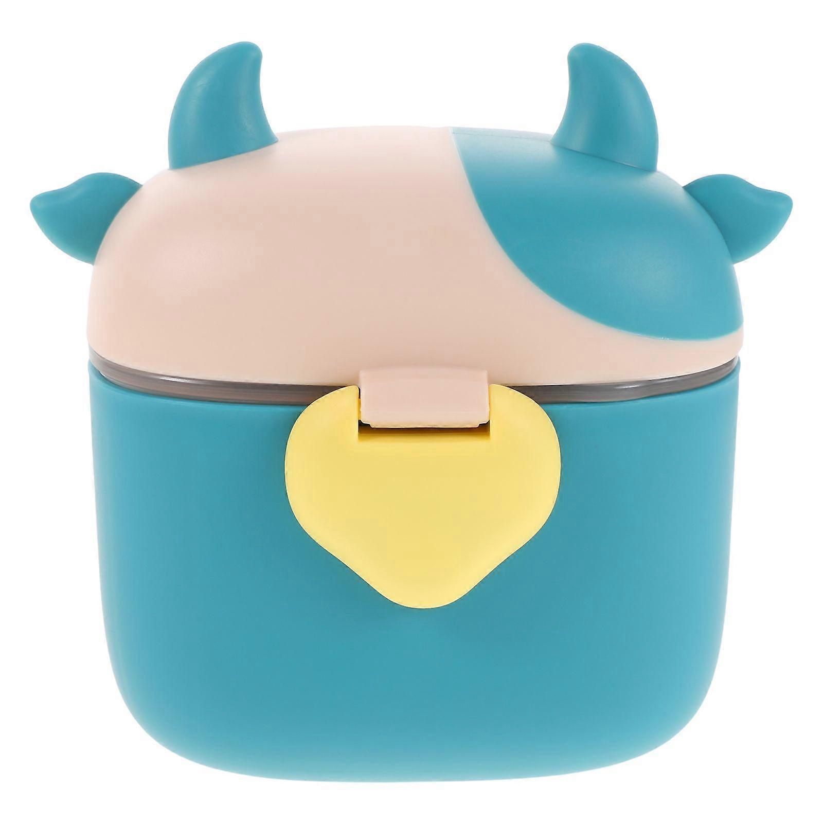 Portable Formula Container - Milk Powder Canister With Measuring Spoon - Anti-Tipping Reusable Airtight Storage Case For Infant Nutrition With Carryin