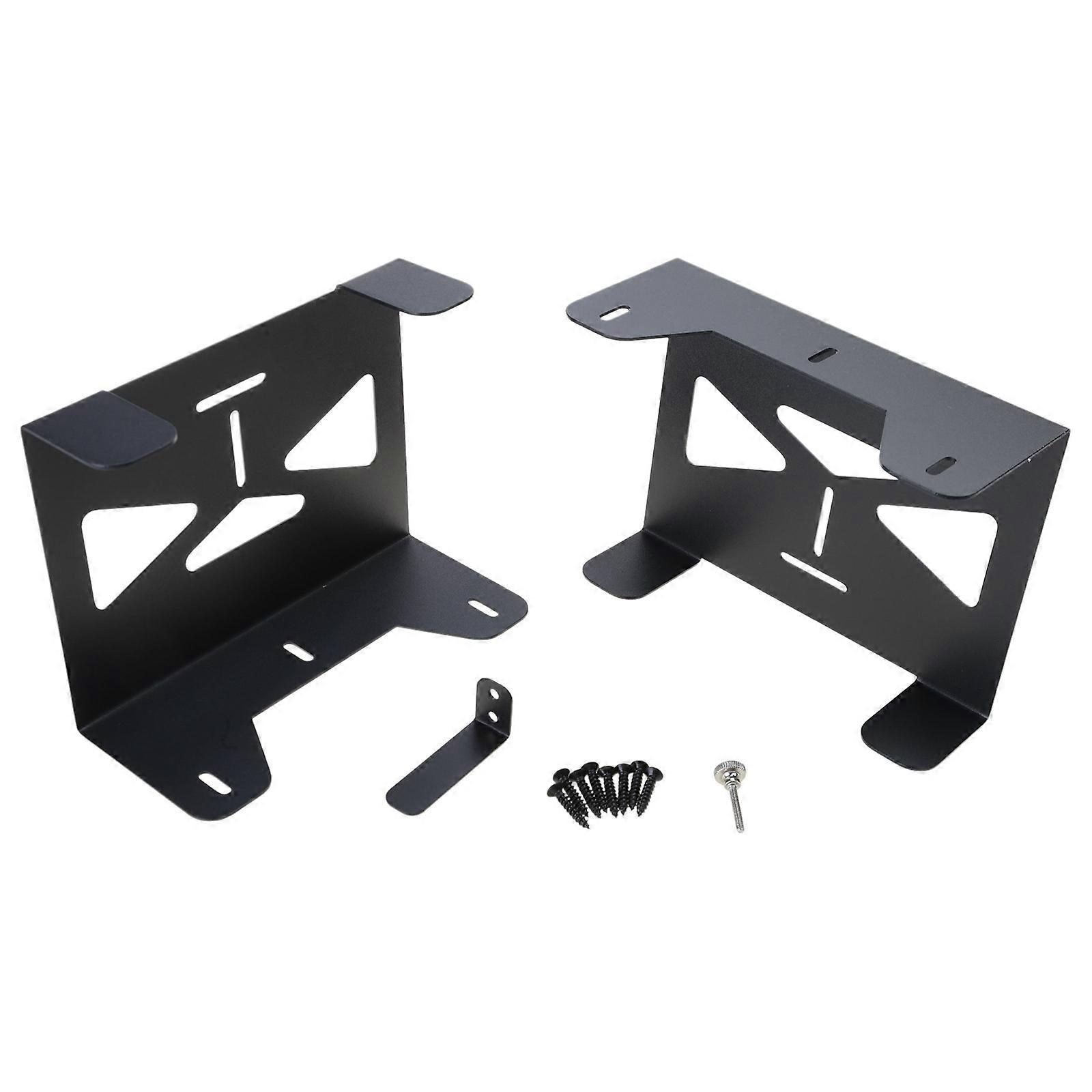 Metal Under Desk Mount Space Saving Gaming Organizers Metal Storage Bracket Simple to Use for  Consoles & Controllers Multicolor