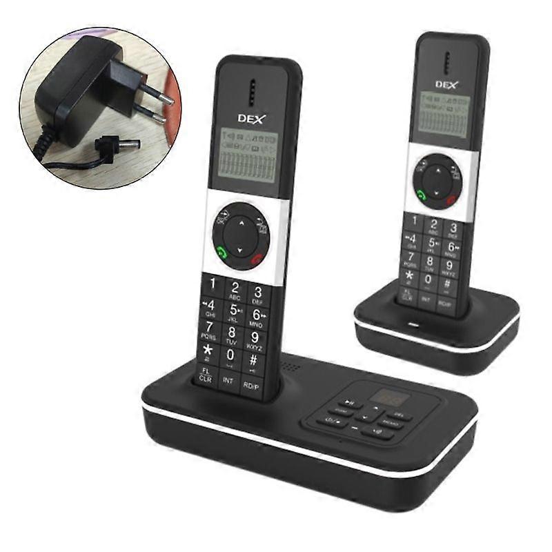 D1002 هاتف الخط الثابت الرقمي اللاسلكي تخزين رقم هاتف المتصل