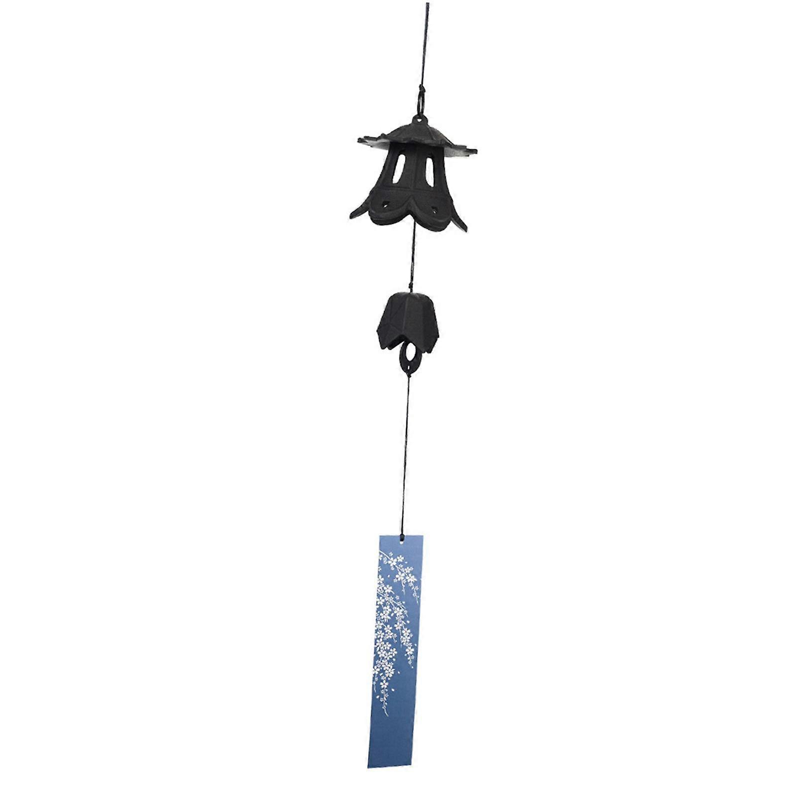 Cast Iron Wind Chime Windbell Rustproof Sturdy Vintage Design Wind Bell