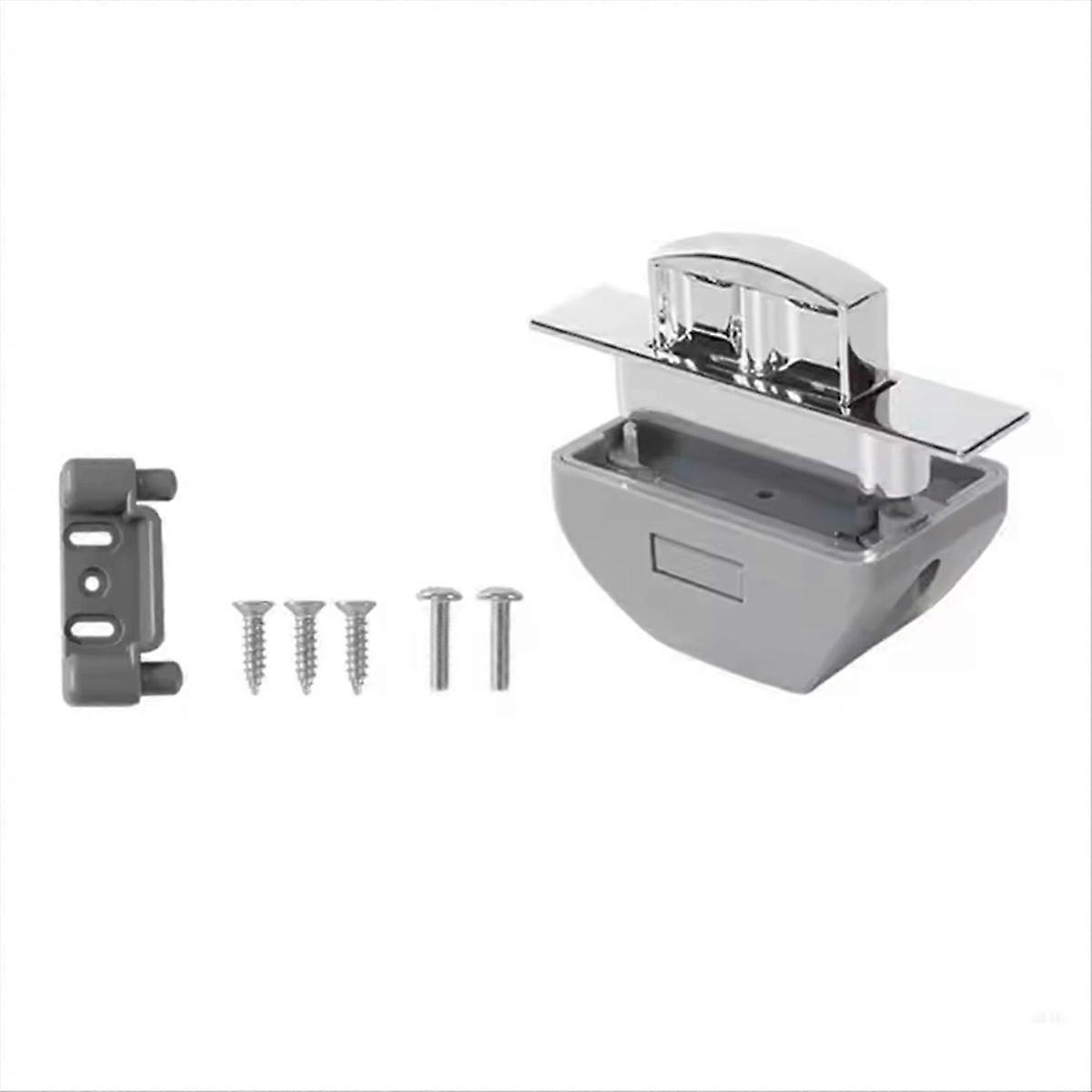 Keyless RVs Push Cabinet Locks Metal Button