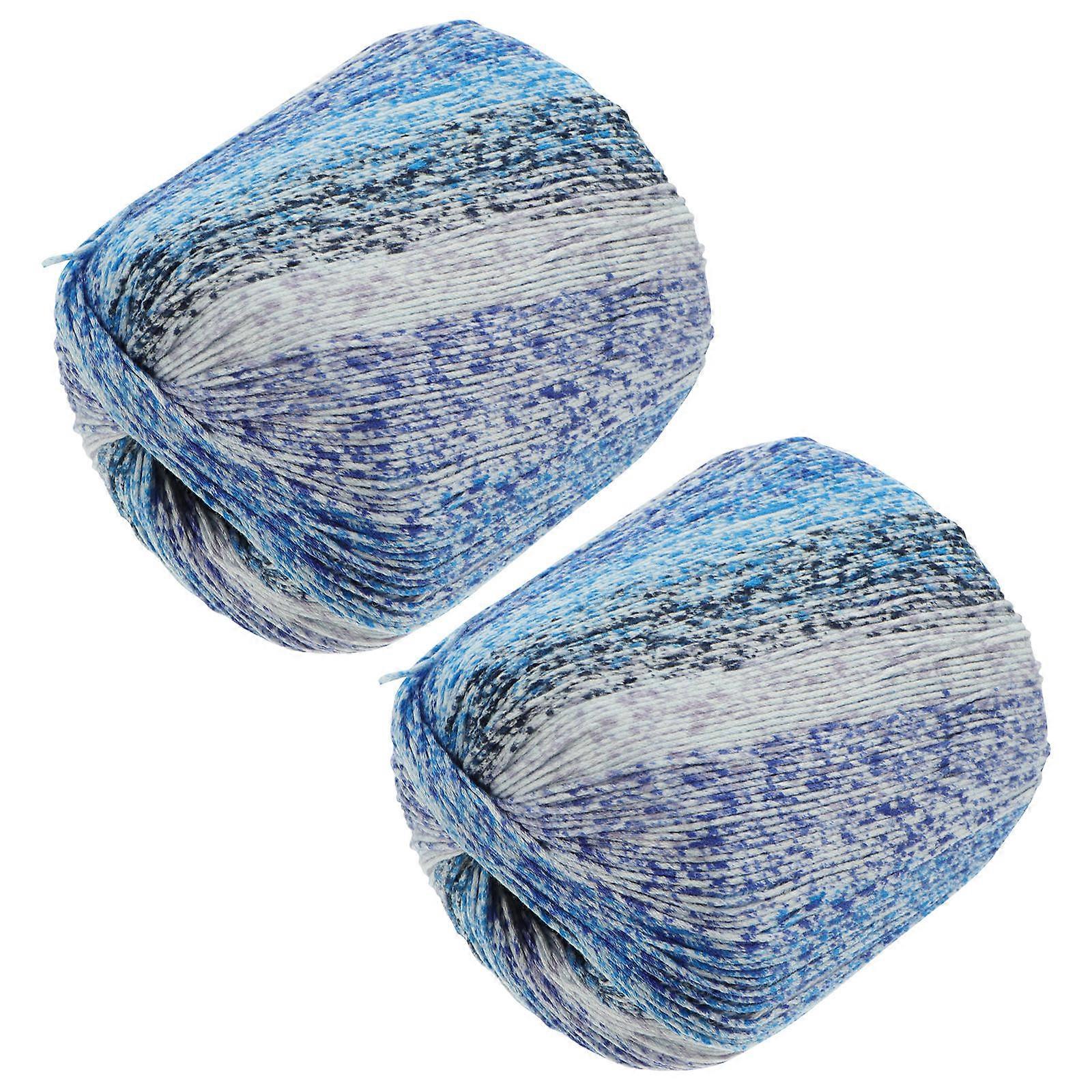 Knitting String Cotton Rope for Craft 2 Rolls Multi Color DIY Cord