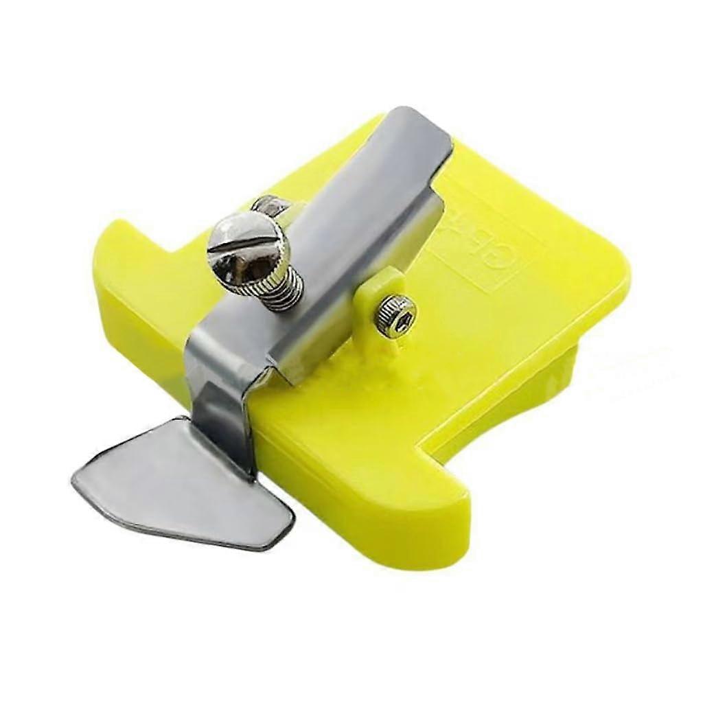 Sewing Seam Guide Adjustable ABS for Accurate Stitching Positioning with Ruler Yellow