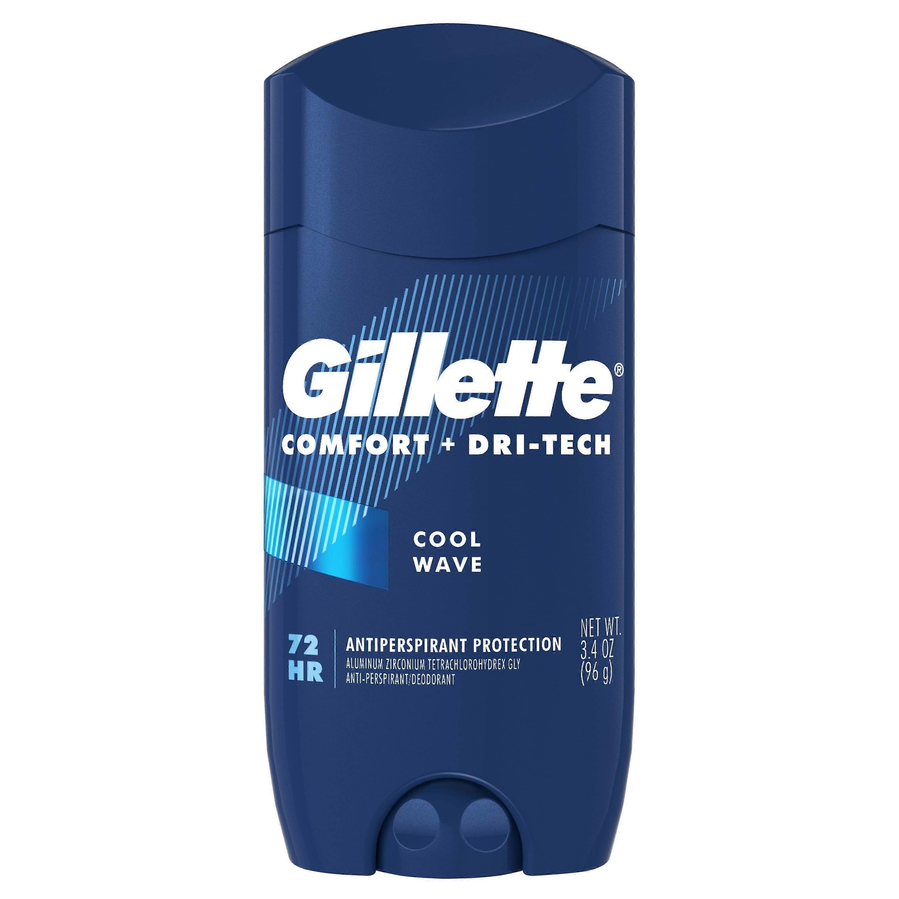 Gillette Comfort & Dri-tech Cool Wave 止汗除臭剂，3.4 盎司