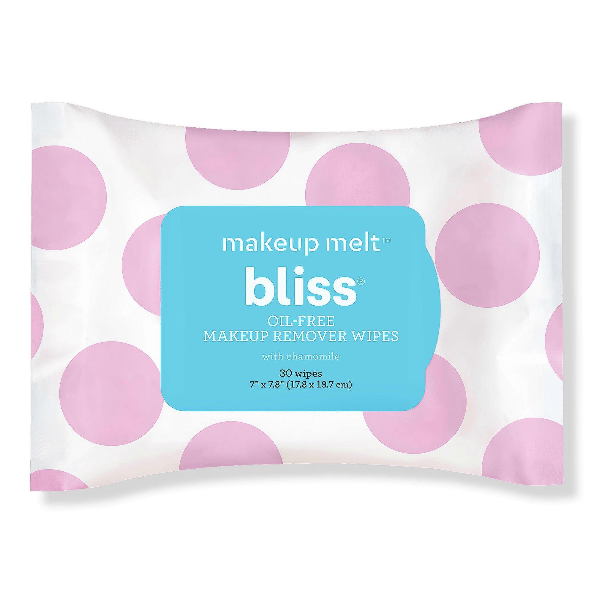 Bliss Makeup Melt Oil-free Makeup Remover Wipes, 30 Ea