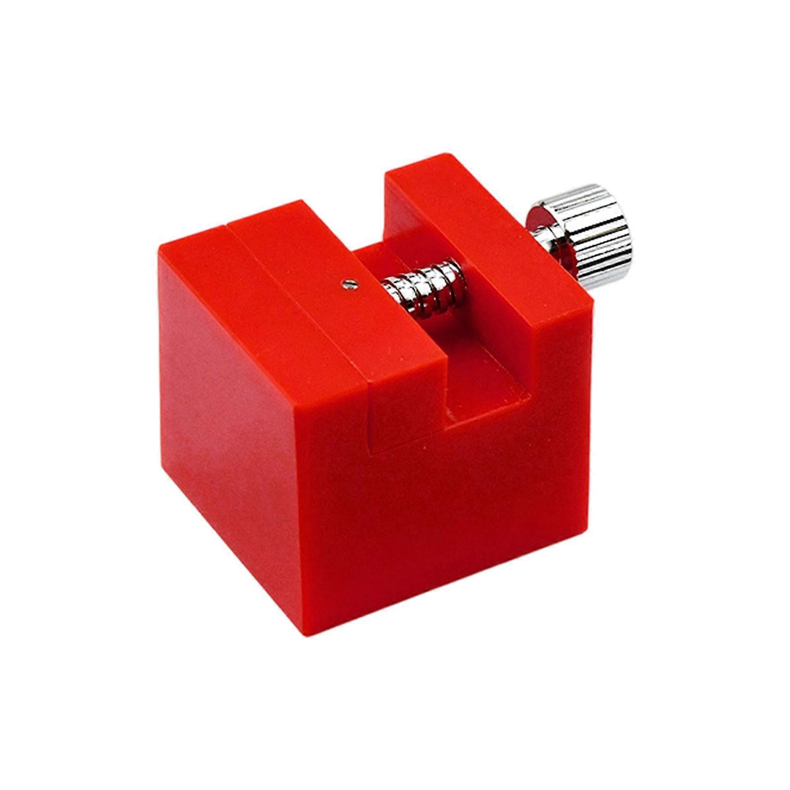 Ergonomic Watch Bracelet Pin Removal Kit Portable Storage Box For Multiple Brand Timepieces  Red