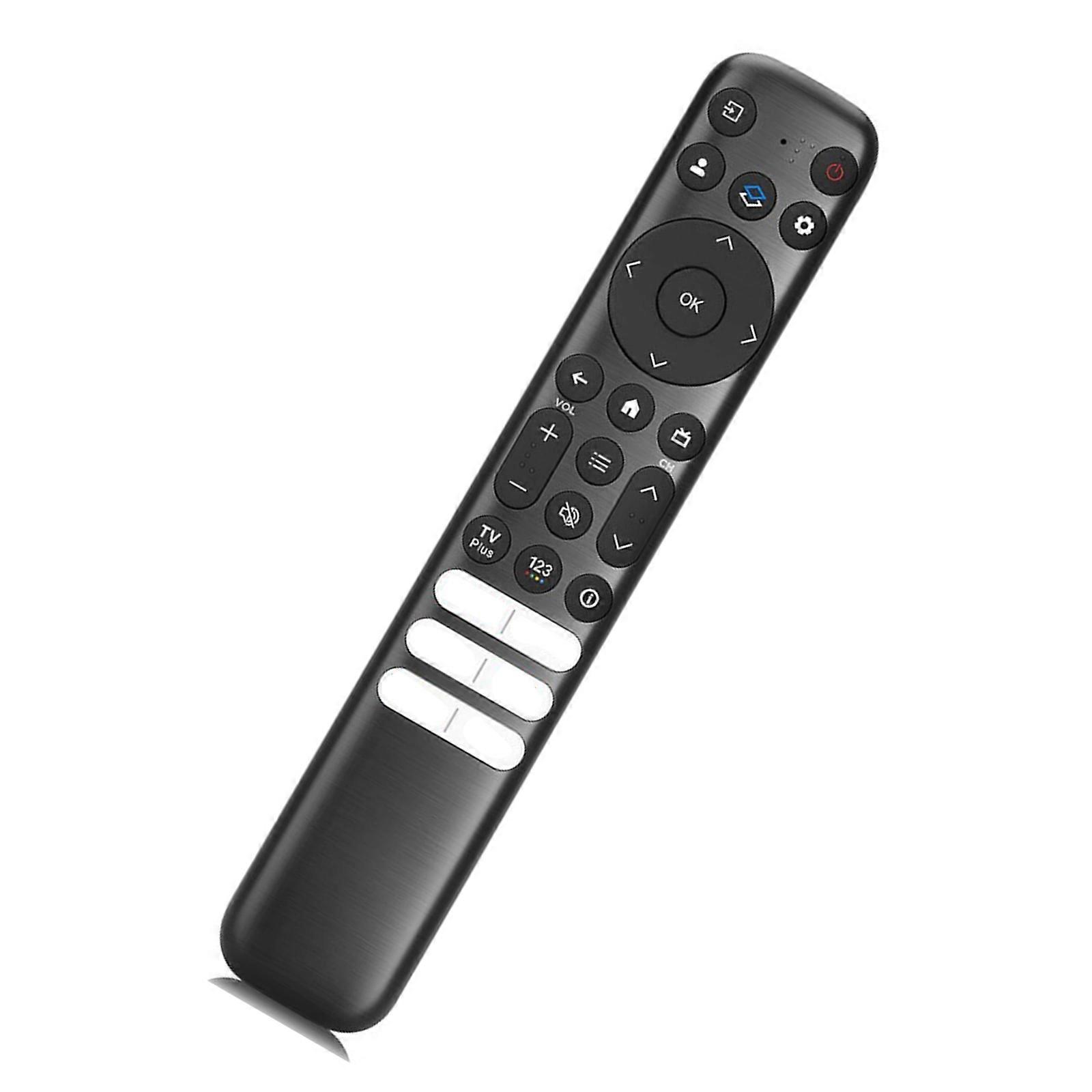 TV Remote Voice Command Function Ergonomic Button Remote Controller ABS Texture Voice Recognition Remote for Longevitys Multicolor