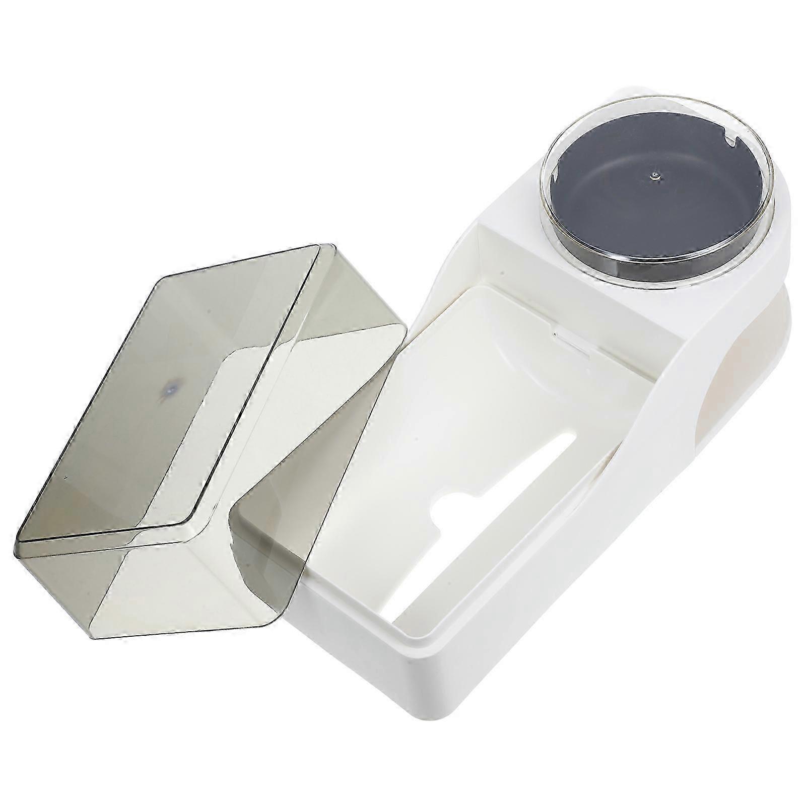 حامل ورق الحمام لاصق منظم ورق التواليت أبيض 32.00X15.00X14.00 سم منفضة سجائر متكاملة 1 مجموعة