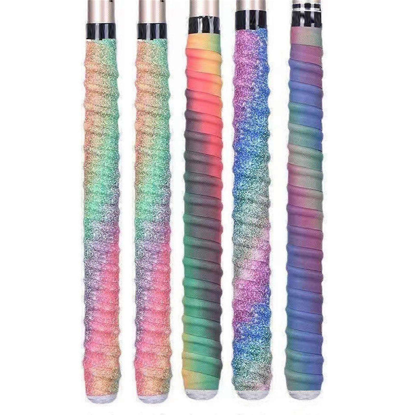 Water Absorbent Adhesive Squash Racket Grip for Racket Badminton Racket Grip Tape, Racket Shrink Wrap Antislip Grip Tape Multicolor