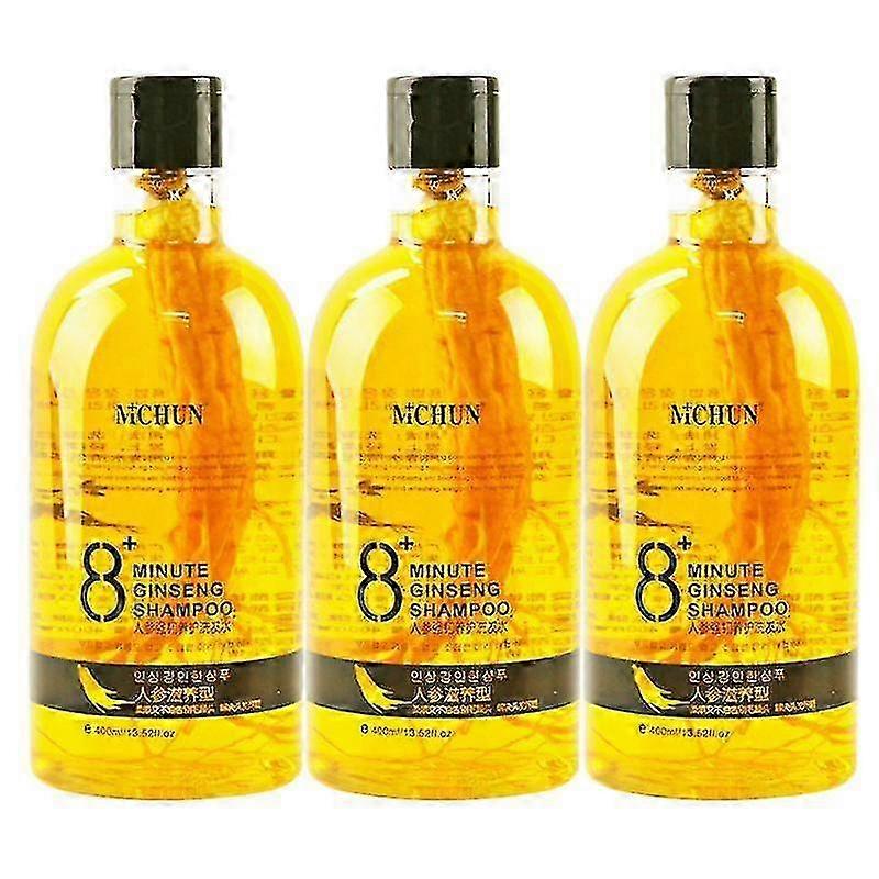 1-3bottle Jema Rose 8+ Minutes Ginseng Shampoo 400ml 26s