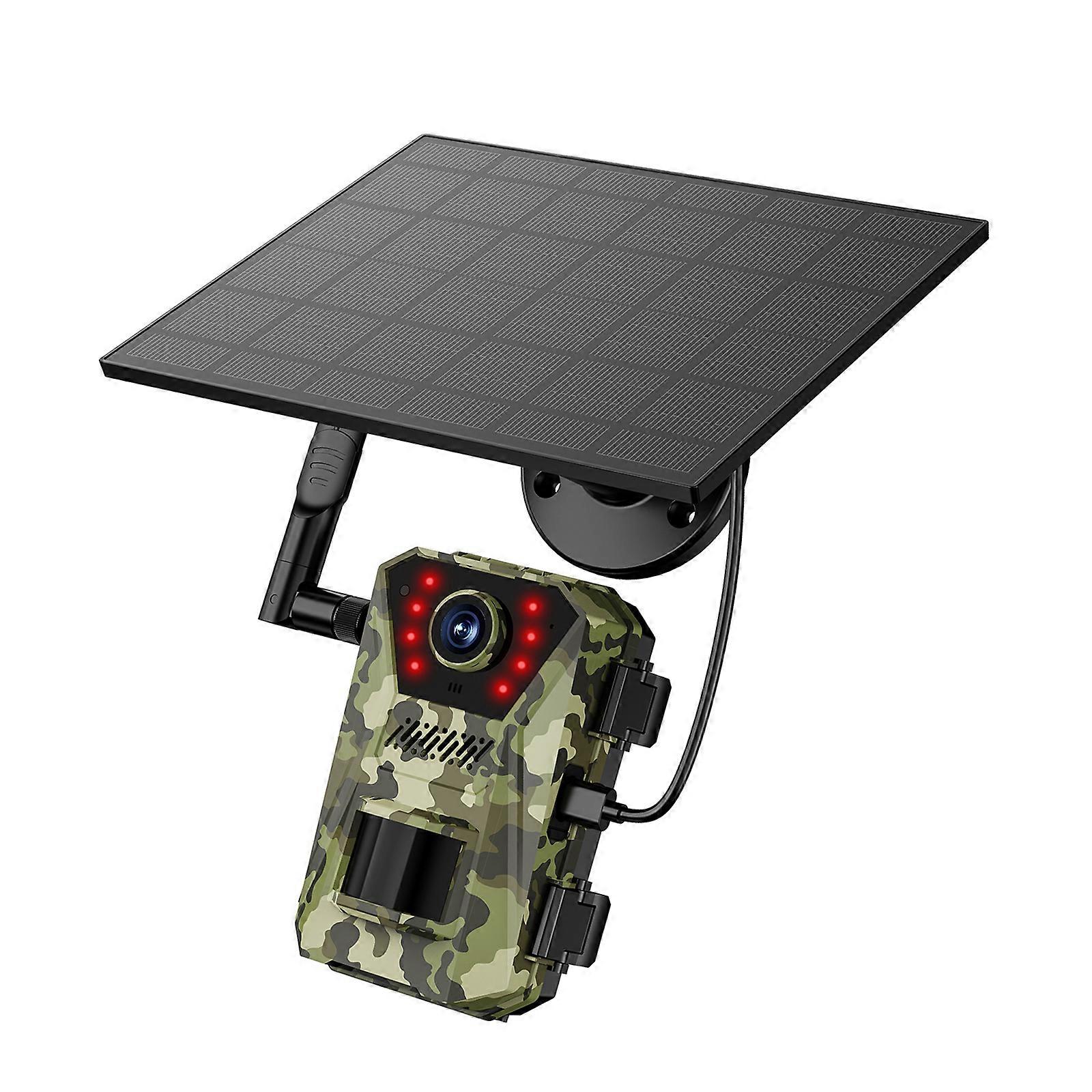 Outdoor Hunting Camera 14MP Picture Seize 0.3s Initiate Speed 6 LEDs Impermeable Building Mobile Application Control Long Permanent 18650 Battery