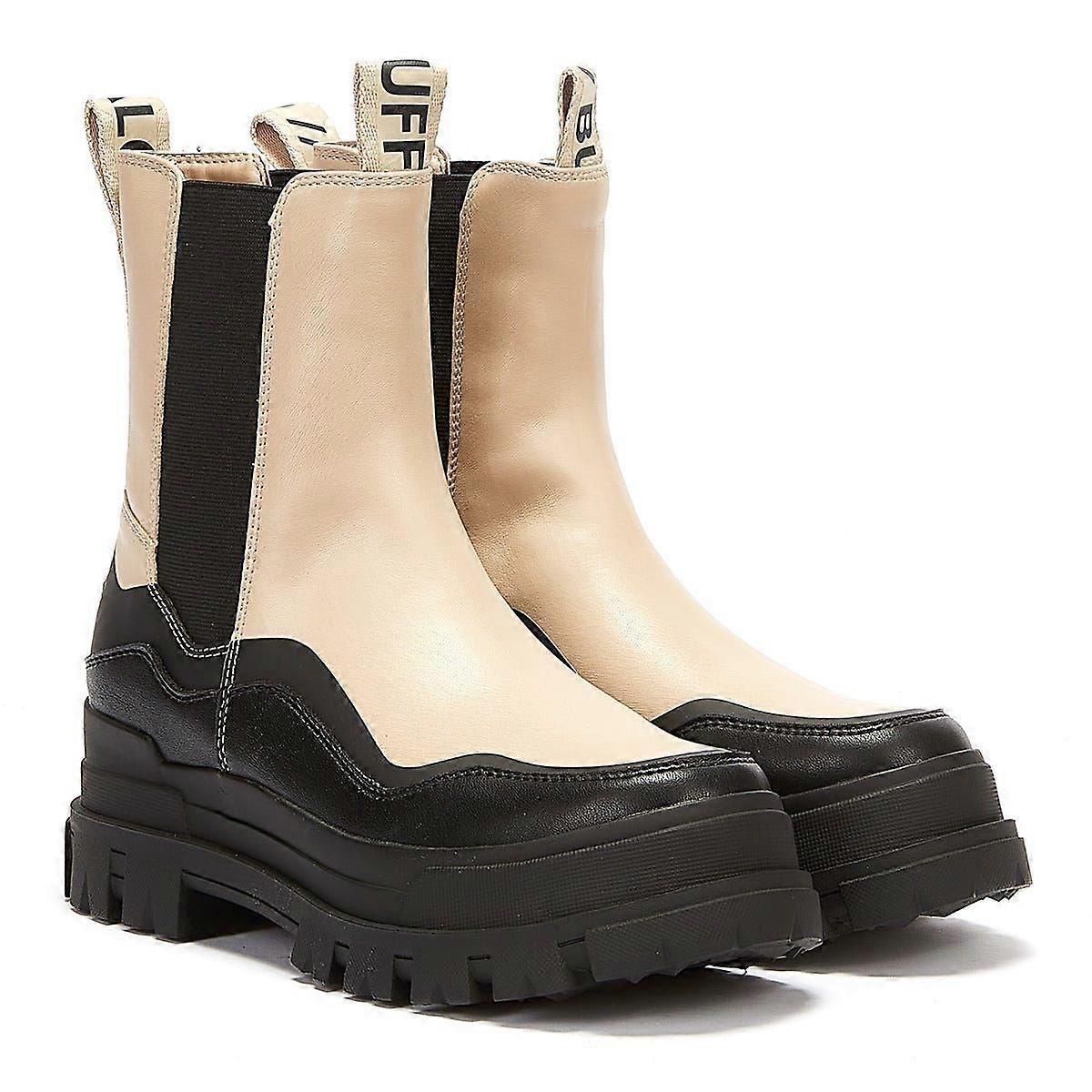 Buffalo Aspha Wave Womens Cream Boots