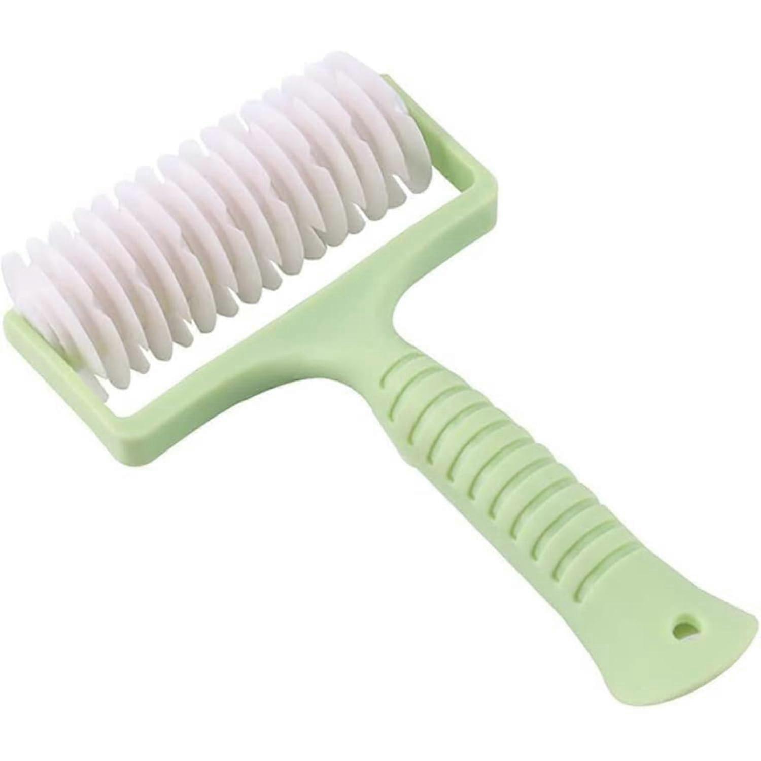 Dough Roller Cutter Cookie Pie Kitchen Baking Tool Green