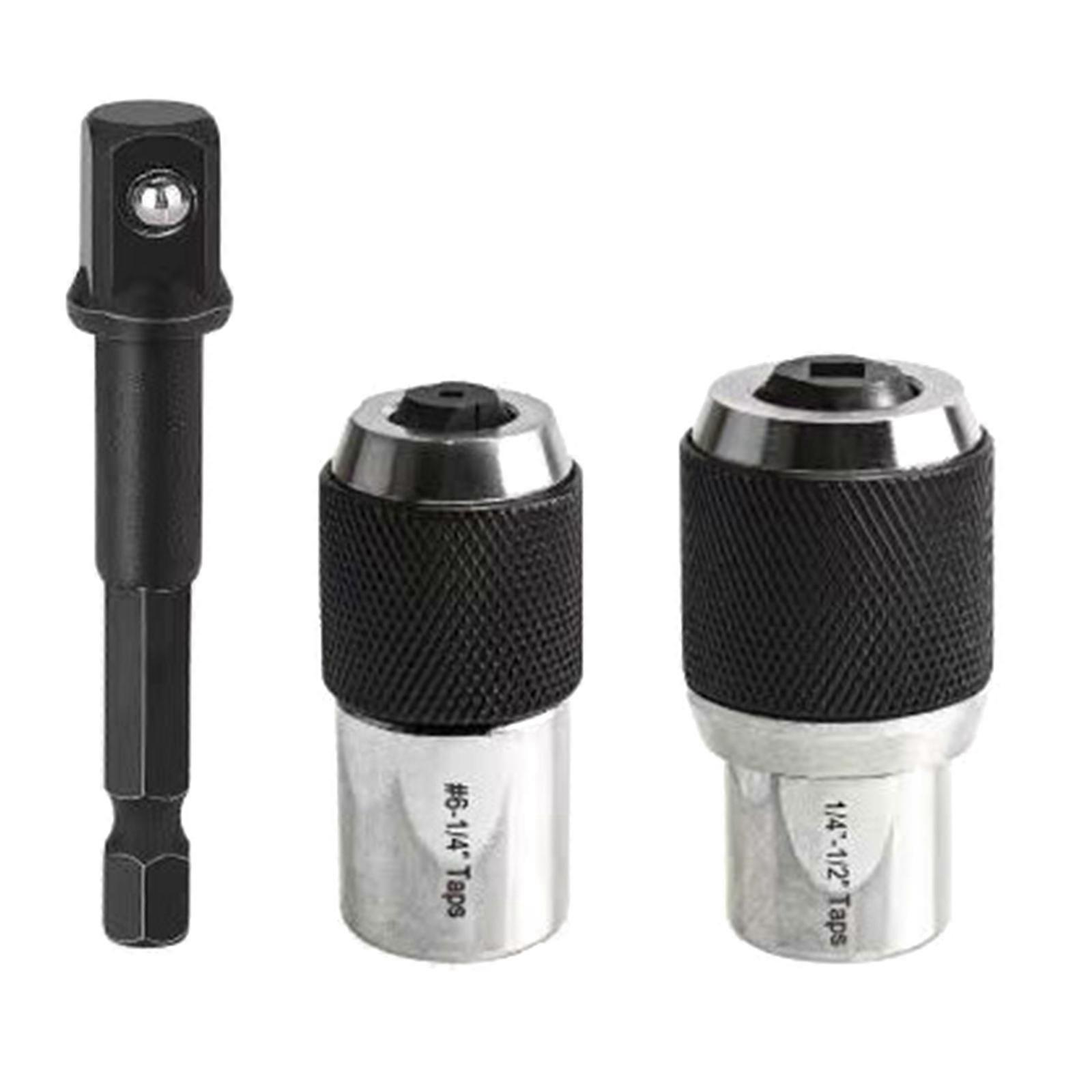 Workshop Tap Socket Screw Extraction Tool Fit for Tapping Reaming Thread Refining with 3/8" Socket Adapter Maintenance Multicolor