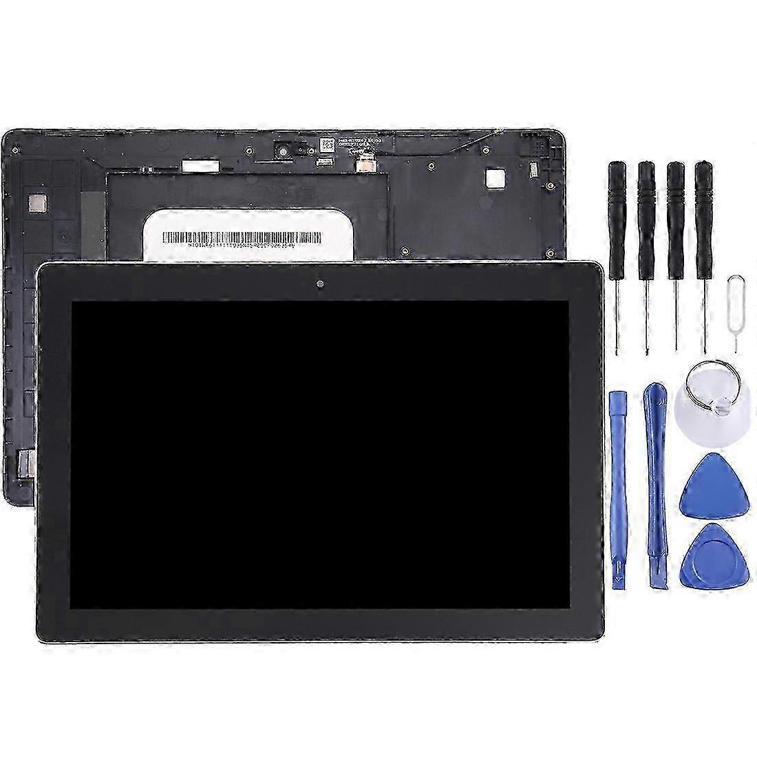 OEM LCD Screen for Asus ZenPad 10 Z300C / Z300CG P023, Green Flex Cable Version Digitizer Full Assembly with Frame