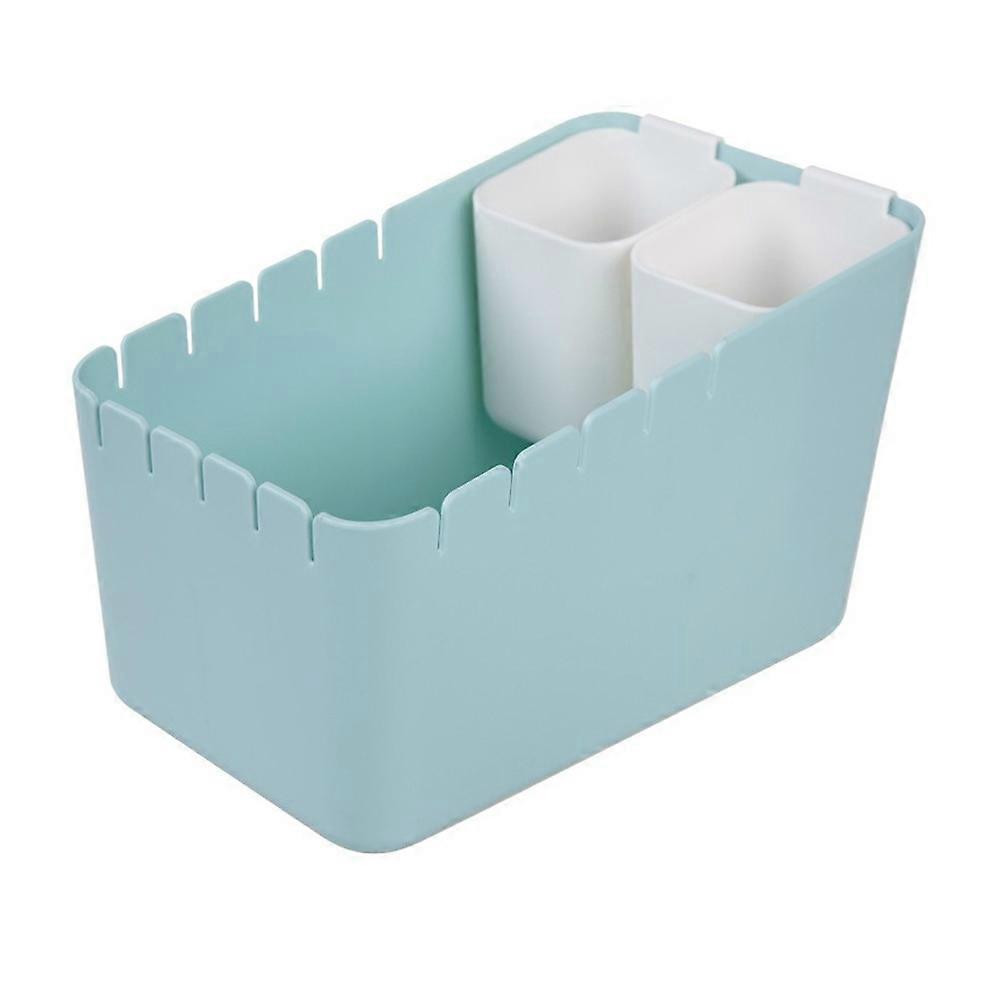 Tiny Desktop Waste Garbage Bin Tabletop Waste Bin Kitchen Dry and Wet Separation Wastebasket