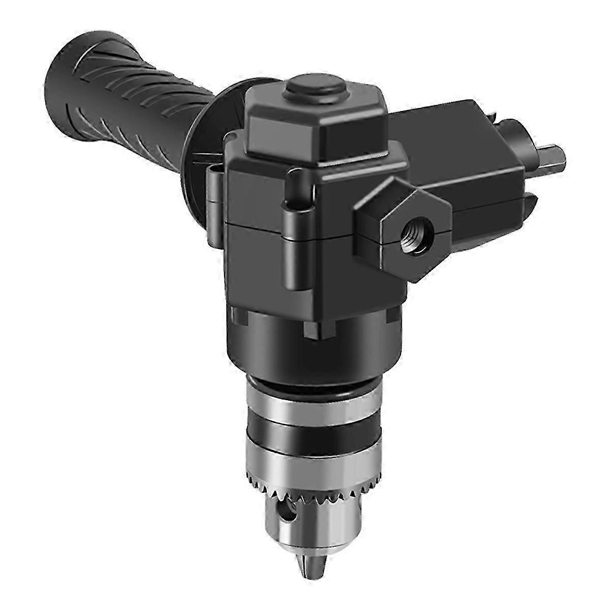 90 Right Angle Drill Adapter - Keyed Chuck Corner Attachment hwy