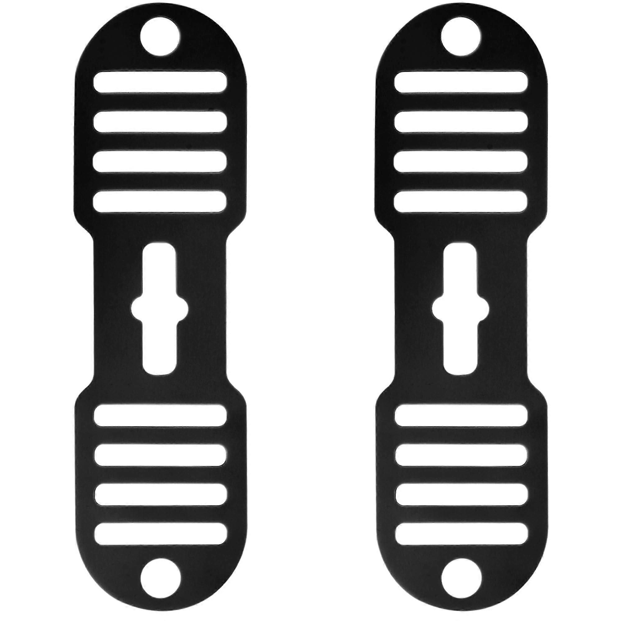 2 Pack Reusable Silicone Straps for Pot Lid, Bento Box, Slow Cooker, Waterproof Elastic Bands (Black)