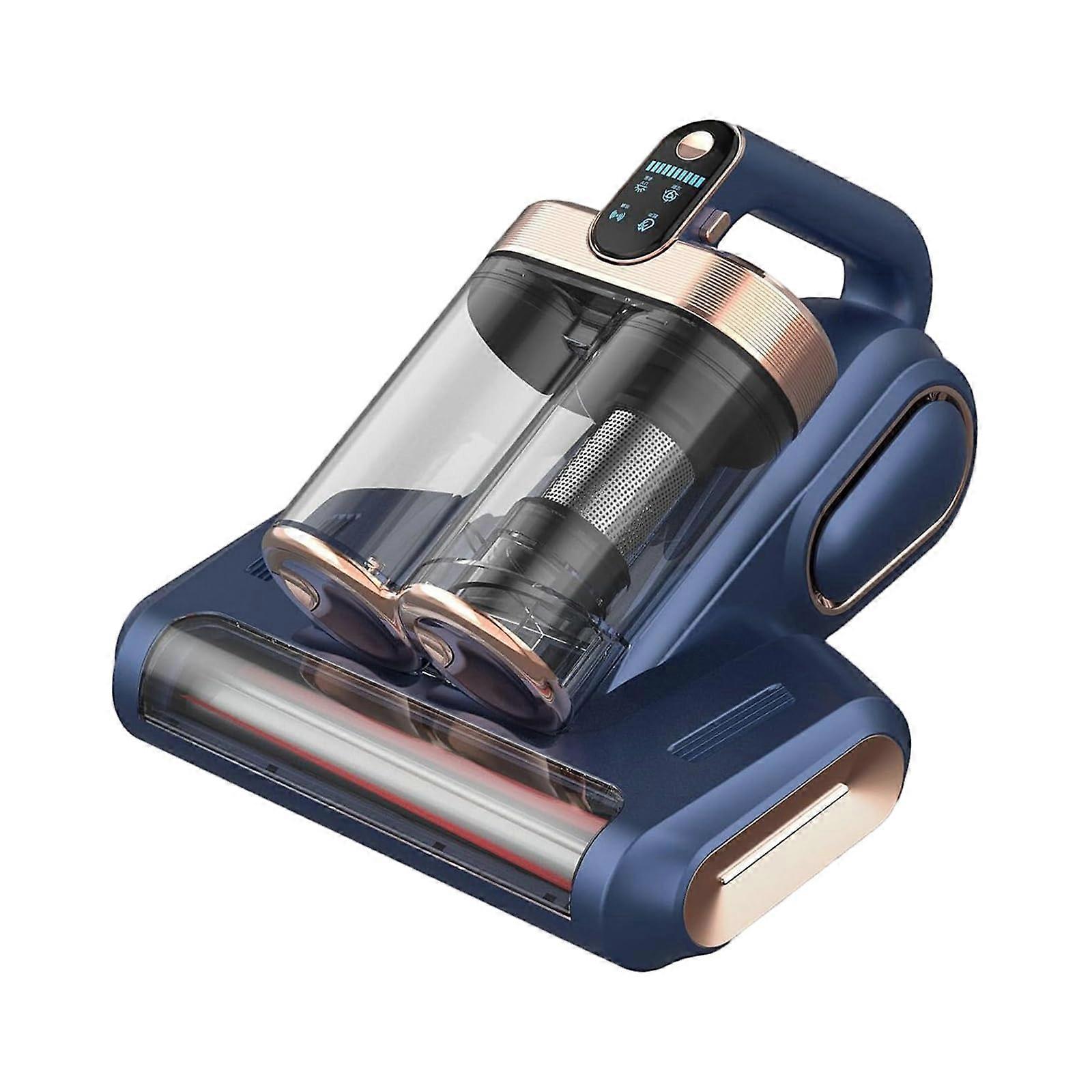 Bed Vacuum Cleaner for Mattress, Sofa & Carpet – Powerful Handheld Design Removes Dust & Allergens (Blue)