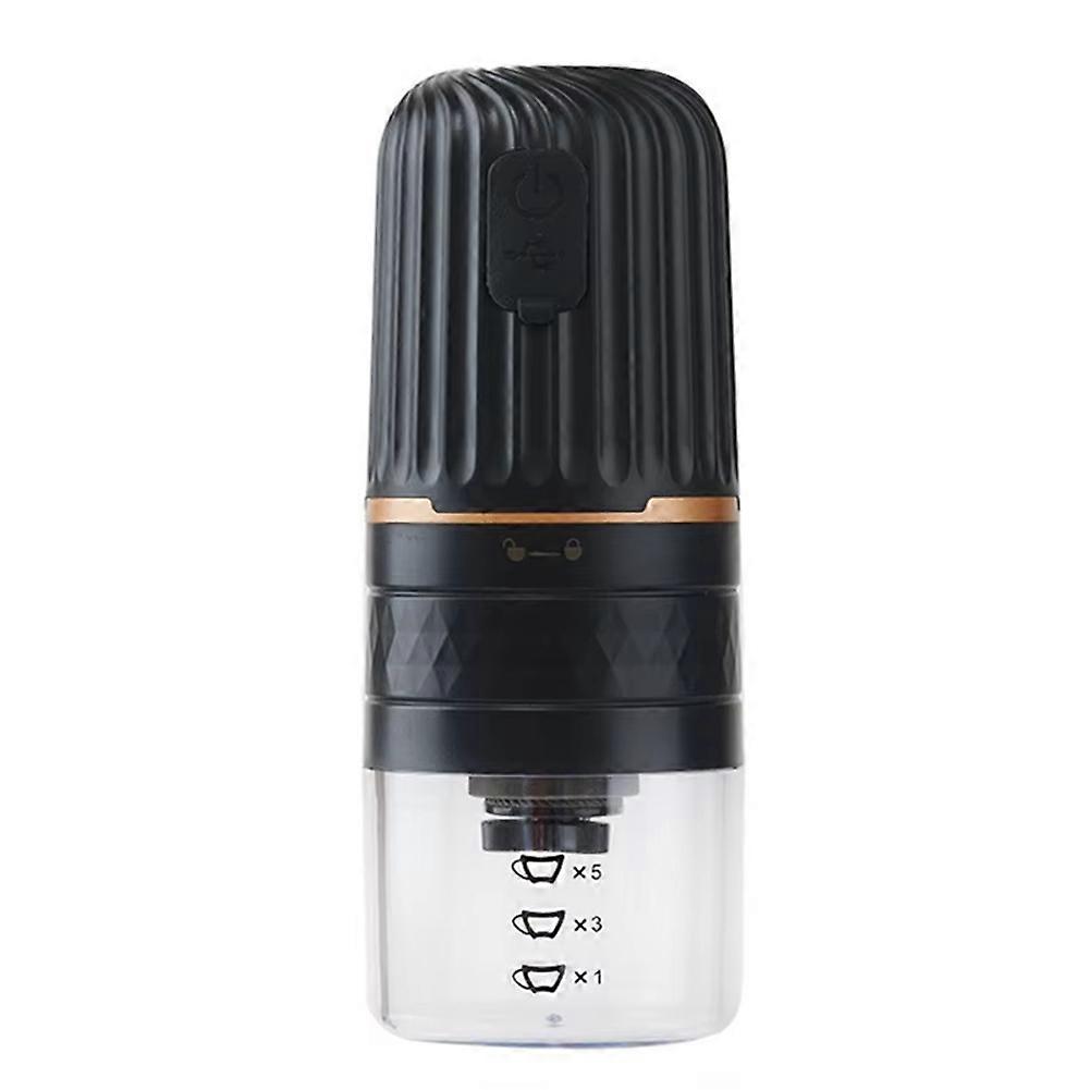 Portable Coffee Grinder - USB Rechargeable Automatic Bean Mill with Espresso Machine Features for Travel and Home Use