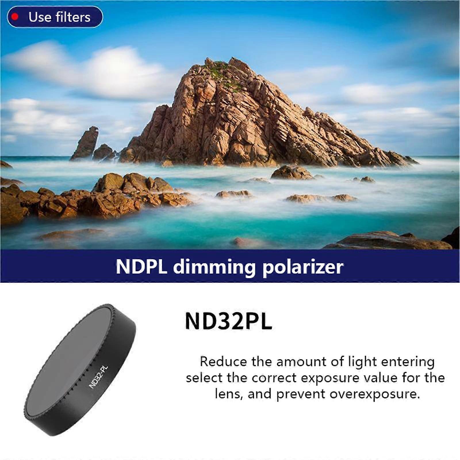 Suitable for DJI NE O Drone Accessory Filter CPL Filter ND Filter Black Soft Quick Installation Drone Filter Dji Ne O Filter