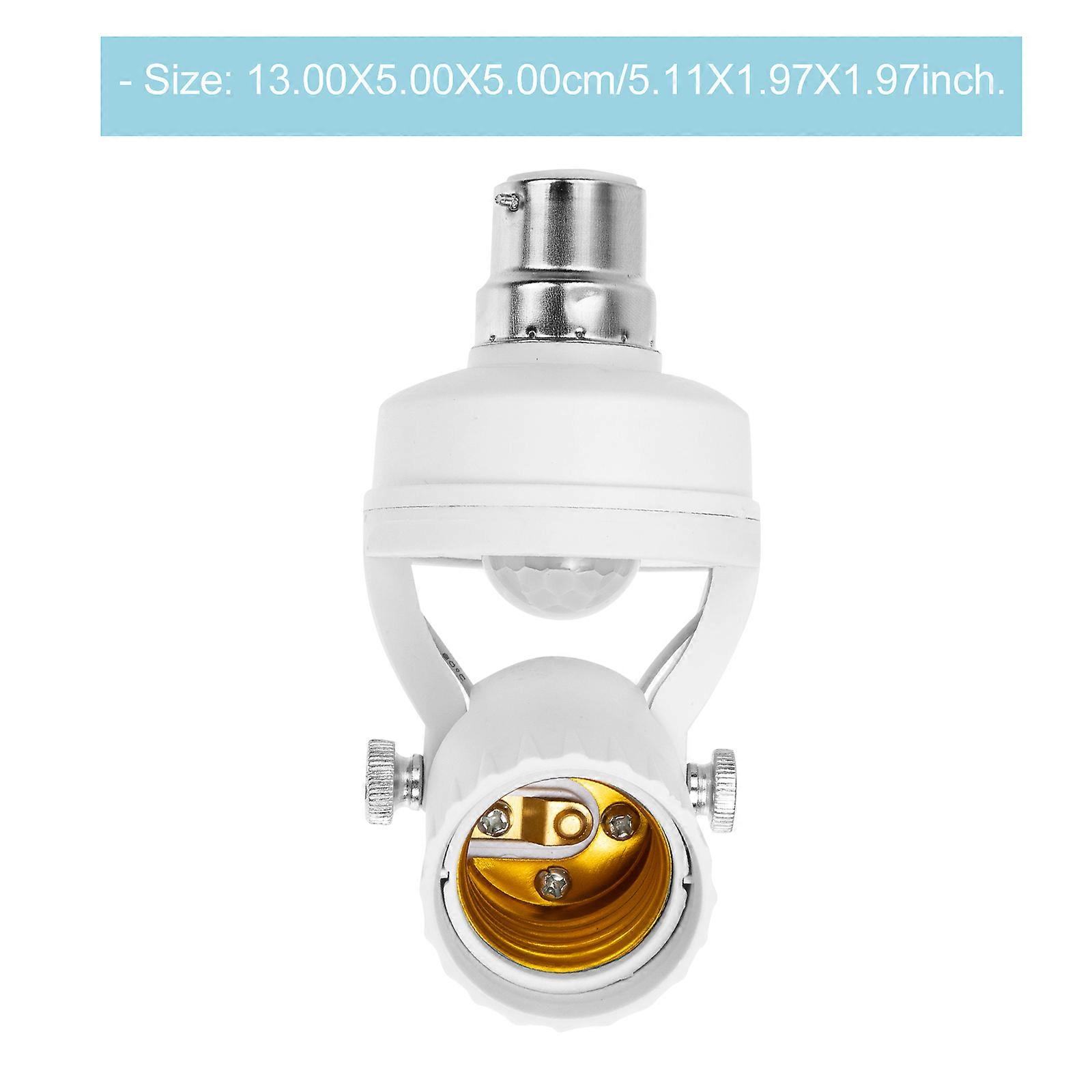 Human Sensor Lamp Holder for Home with Adjustable B22 Screw Socket
