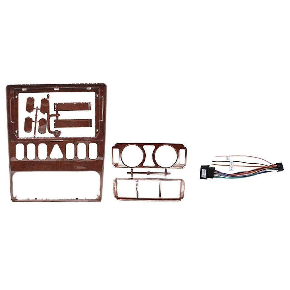 9 Inch Car Radio Fascia for E Class(W210) 1994-2003 Player Audio Frame Dashboard Mount Kit Frame Wir