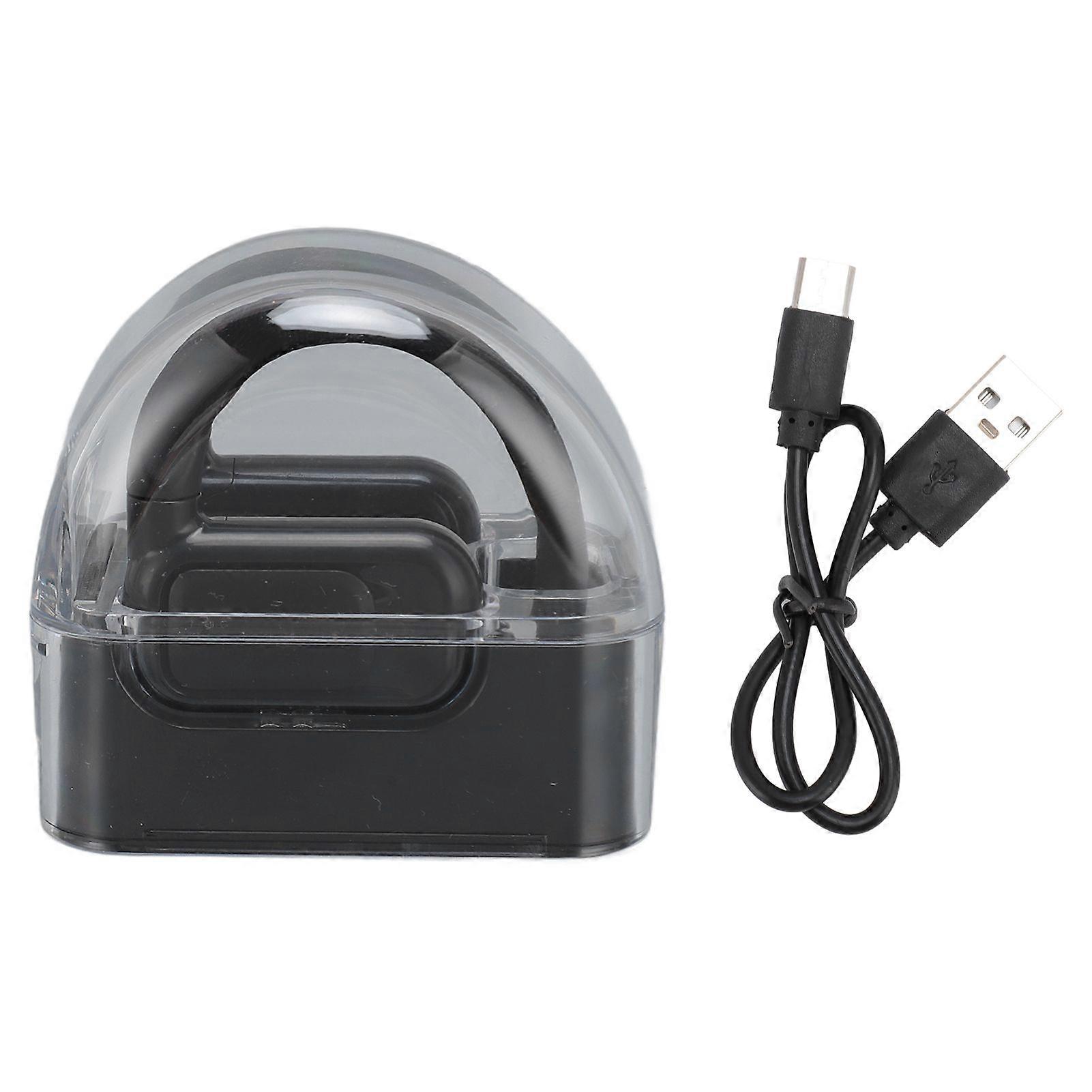 Translator Earbuds 144 Languages 3 Modes Bluetooth 5.3 Rechargeable Wireless Language Translator Earhooks Earbuds for Music Call Black