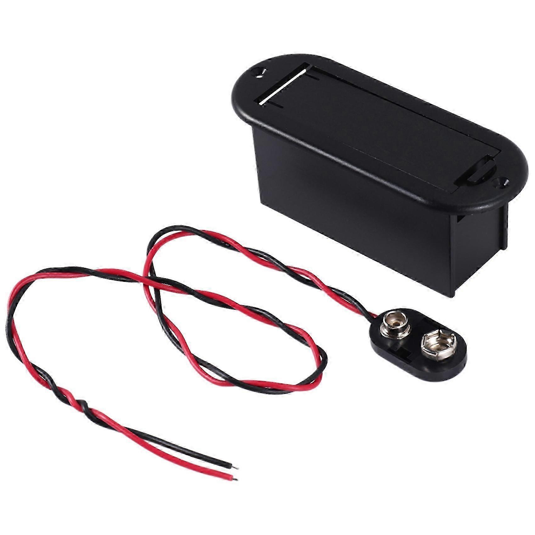 حافظة حامل بطارية 9 فولت لالتقاط الجيتار الجهير النشط