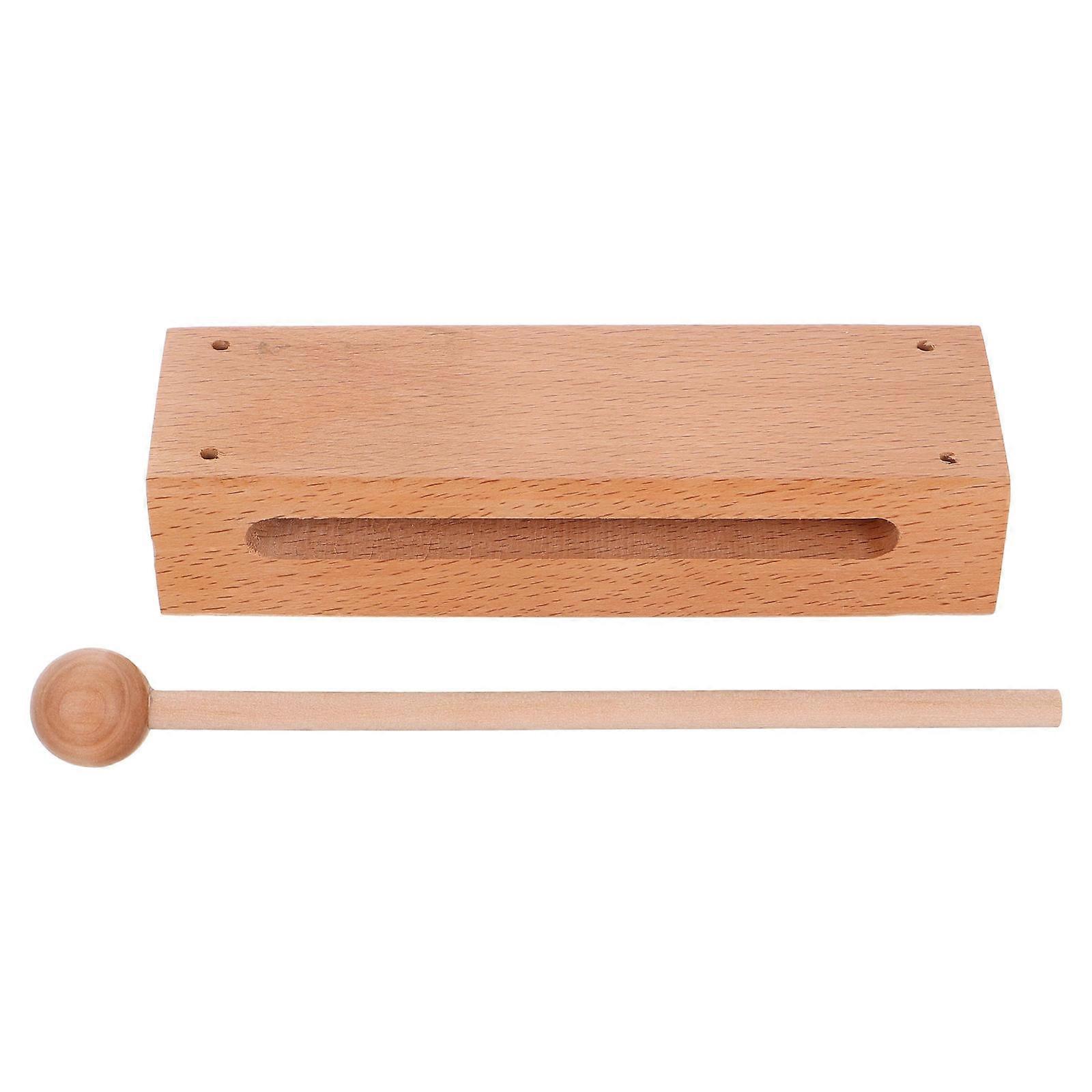 Attention For Classroom Wood Block Orff Instrument Music Sticks For Music Education 1 Set