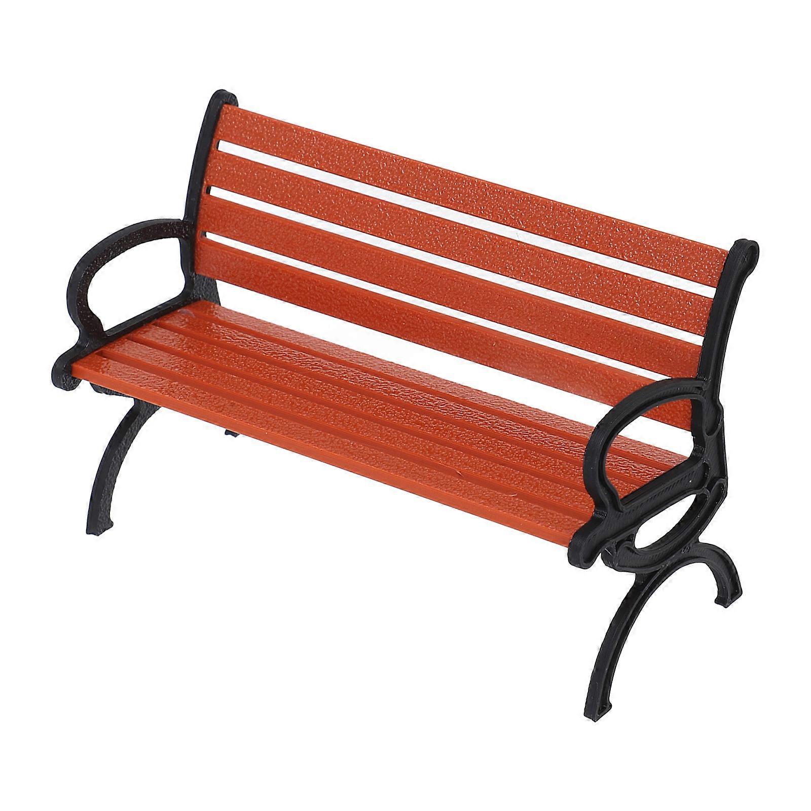 Miniature House Decoration Bench Model for Tabletop Display