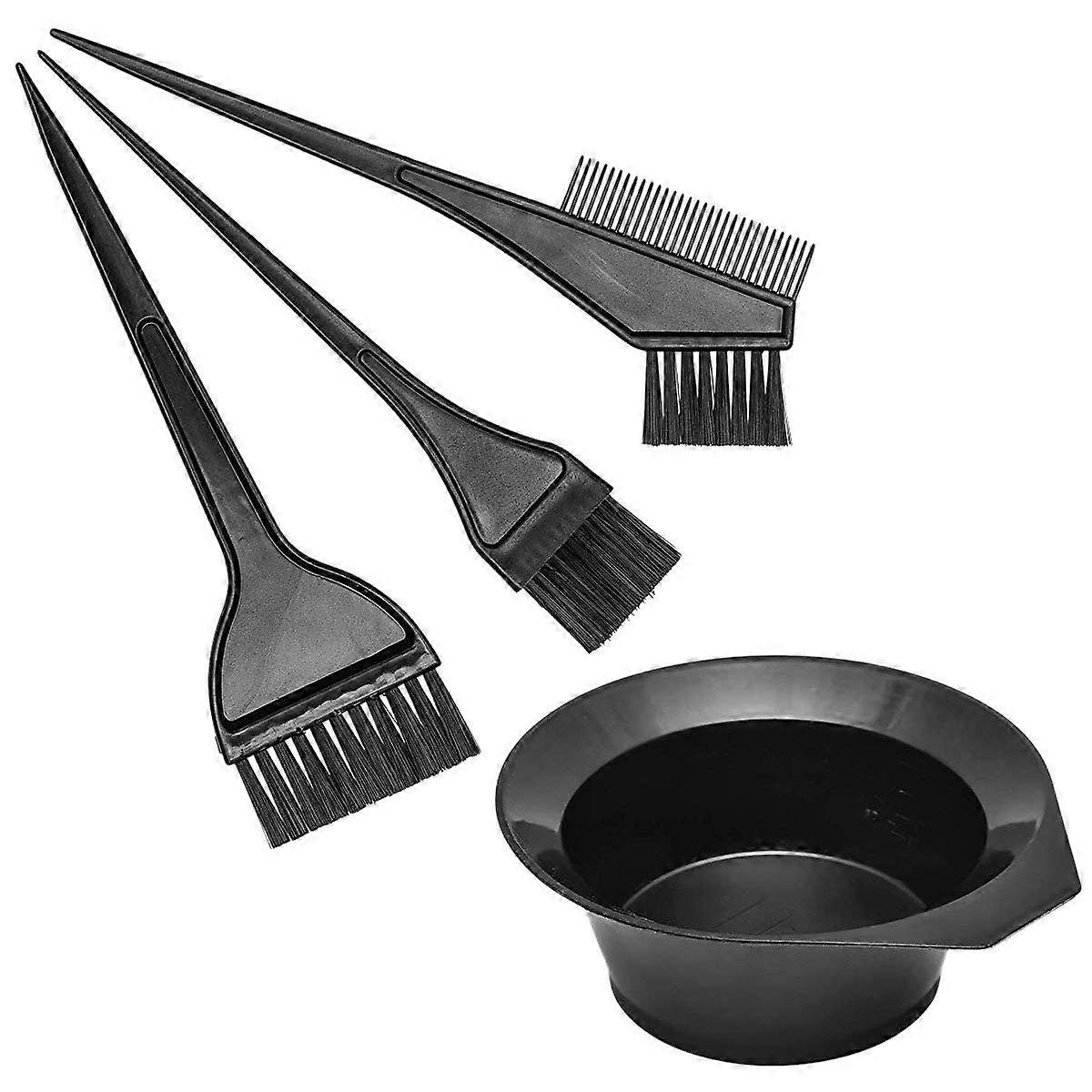 Hair Coloring Kit with Brushes and Bowl for Precise Root Touchups, Salon and Home DIY Use