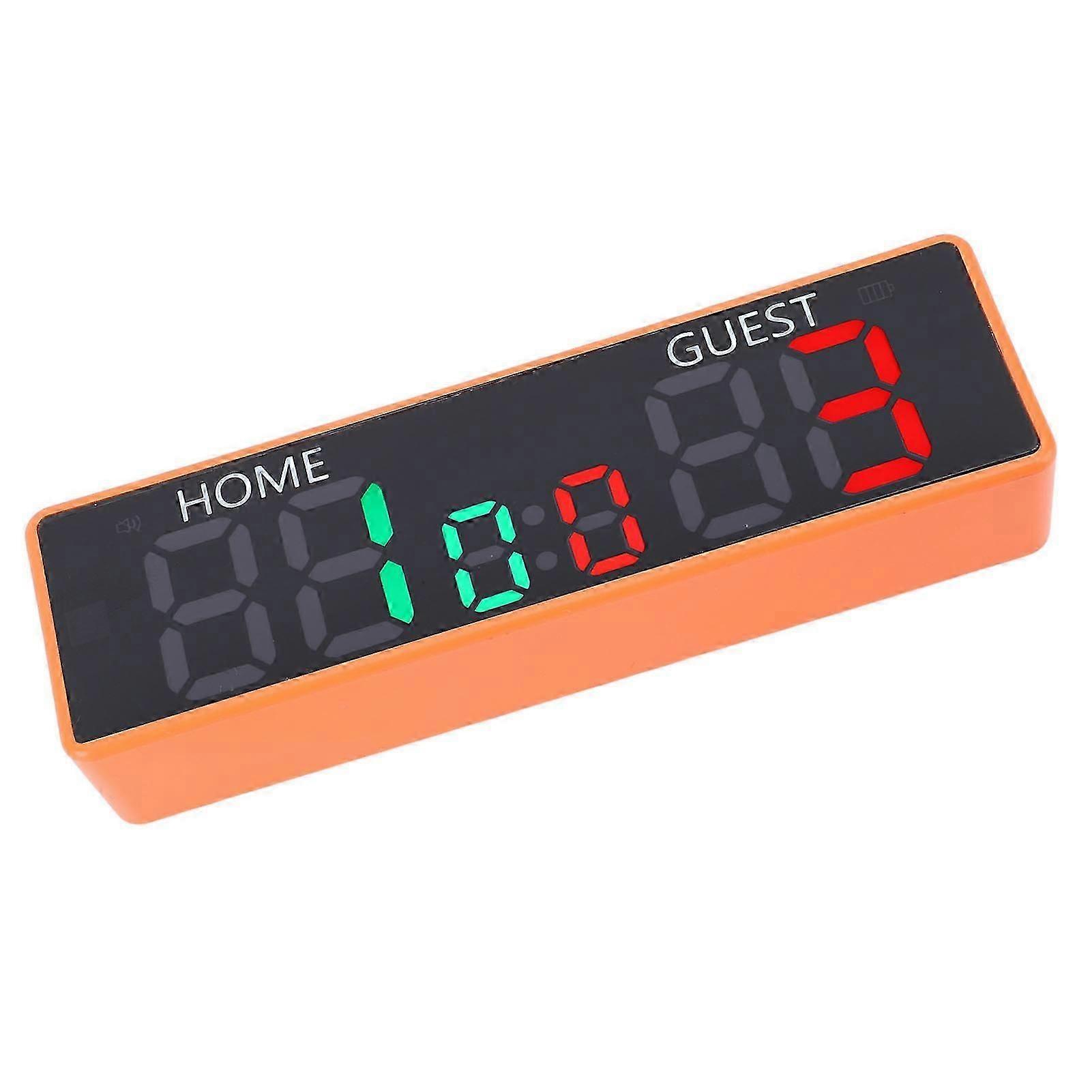 V30 Mini 6-Digit Digital Scoreboard, Portable, 2000mAh Battery